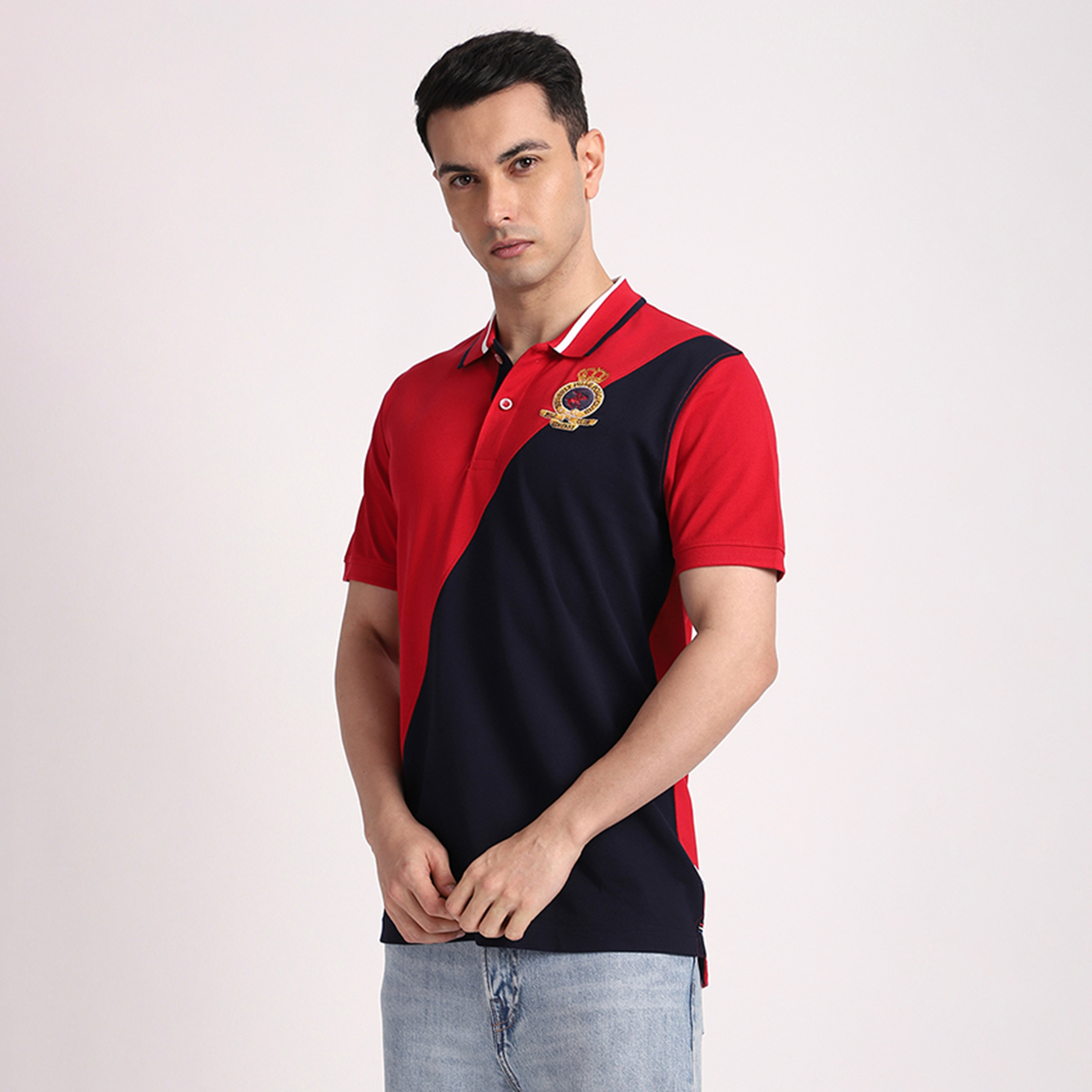 تي شيرت بولو رجالي بأكمام قصيرة وياقة بألوان متعددة من بيفرلي هيلز بولو كلوب-men-clothing-tshirtsandpolos-polos-image-2