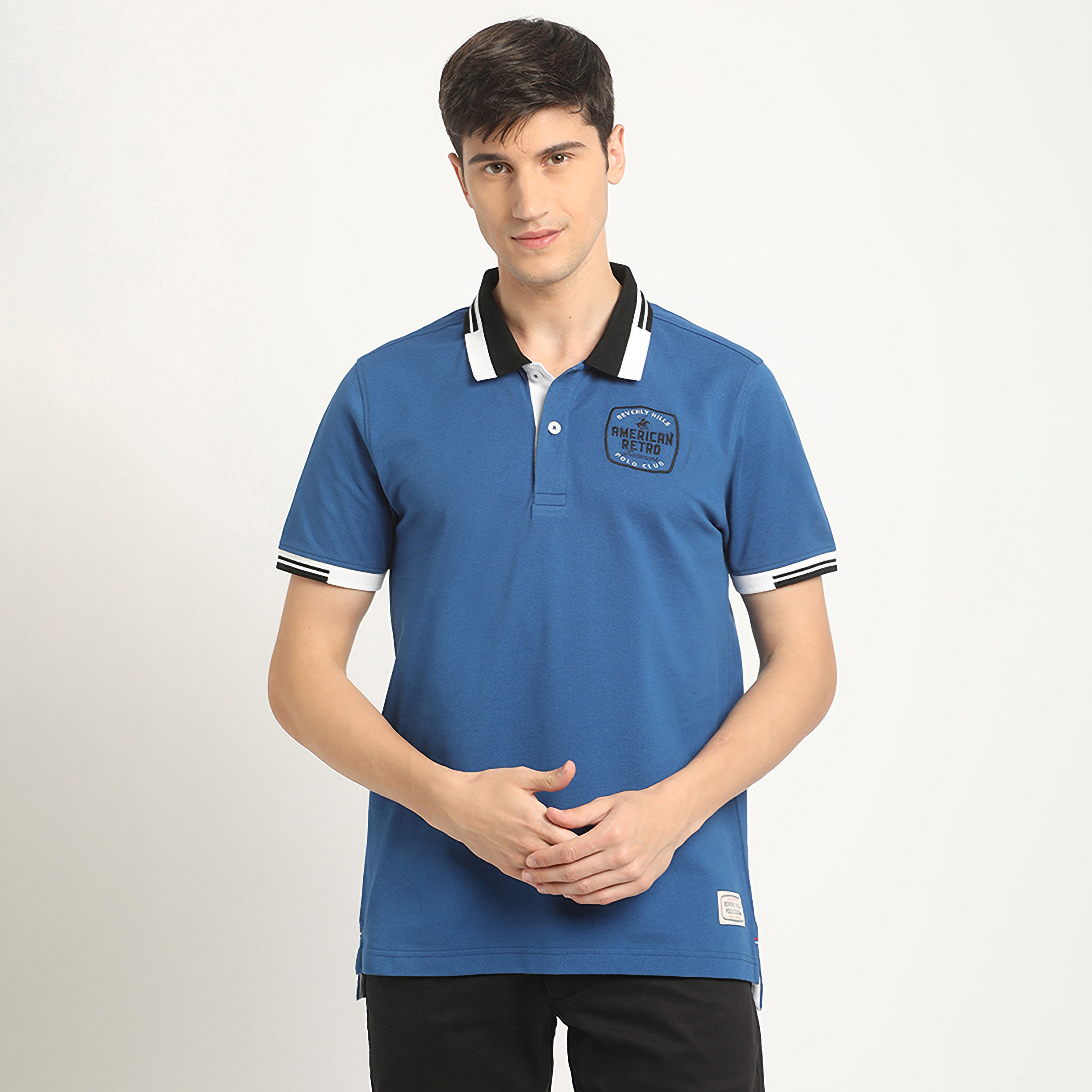 Beverly Hills Polo Club Logo Collared Short Sleeves Polo T-Shirt-men-clothing-tshirtsandpolos-polos-image-1