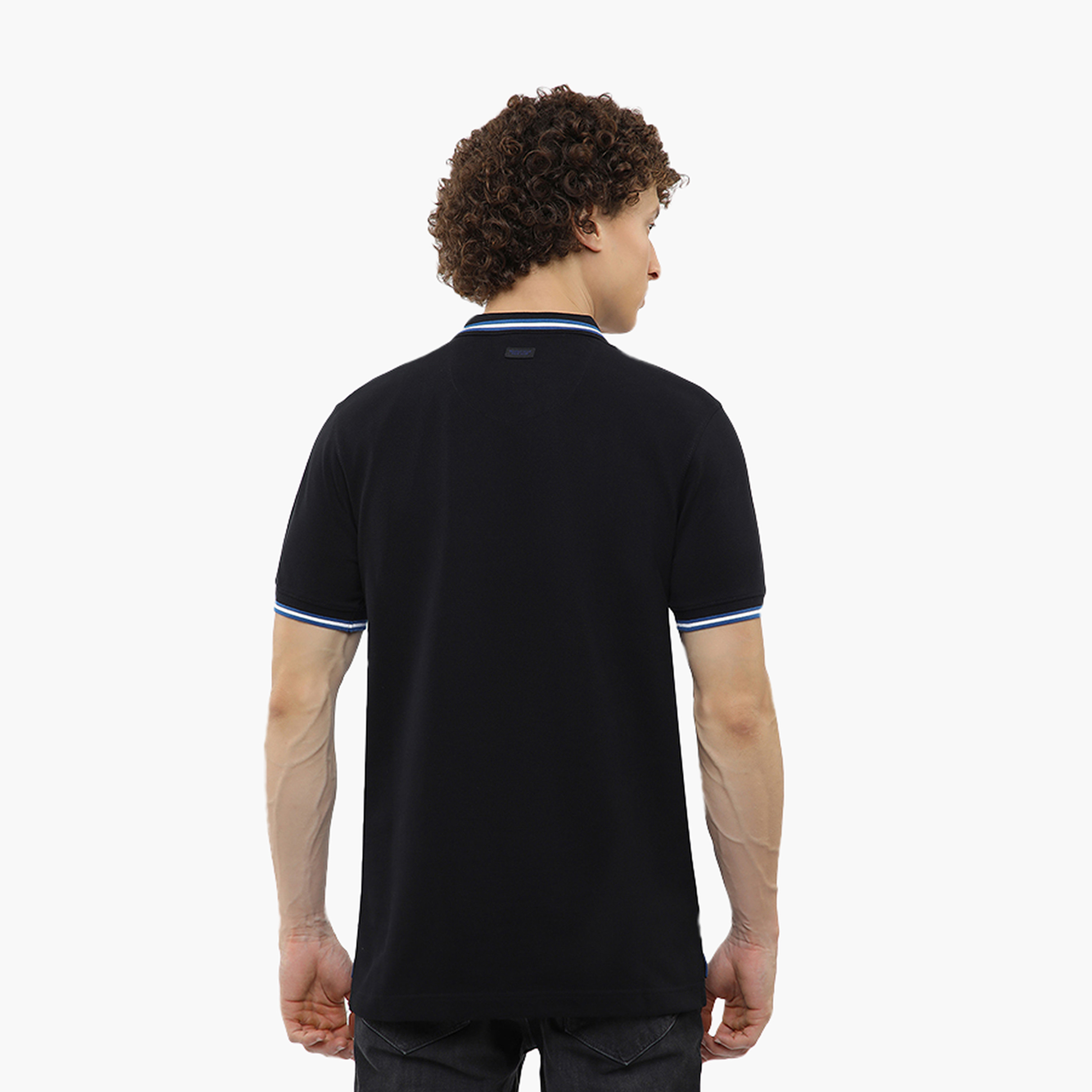 تيشيرت بولو رجالي ملون وياقة وأكمام قصيرة من بيفرلي هيلز بولو كلوب-men-clothing-tshirtsandpolos-polos-image-4