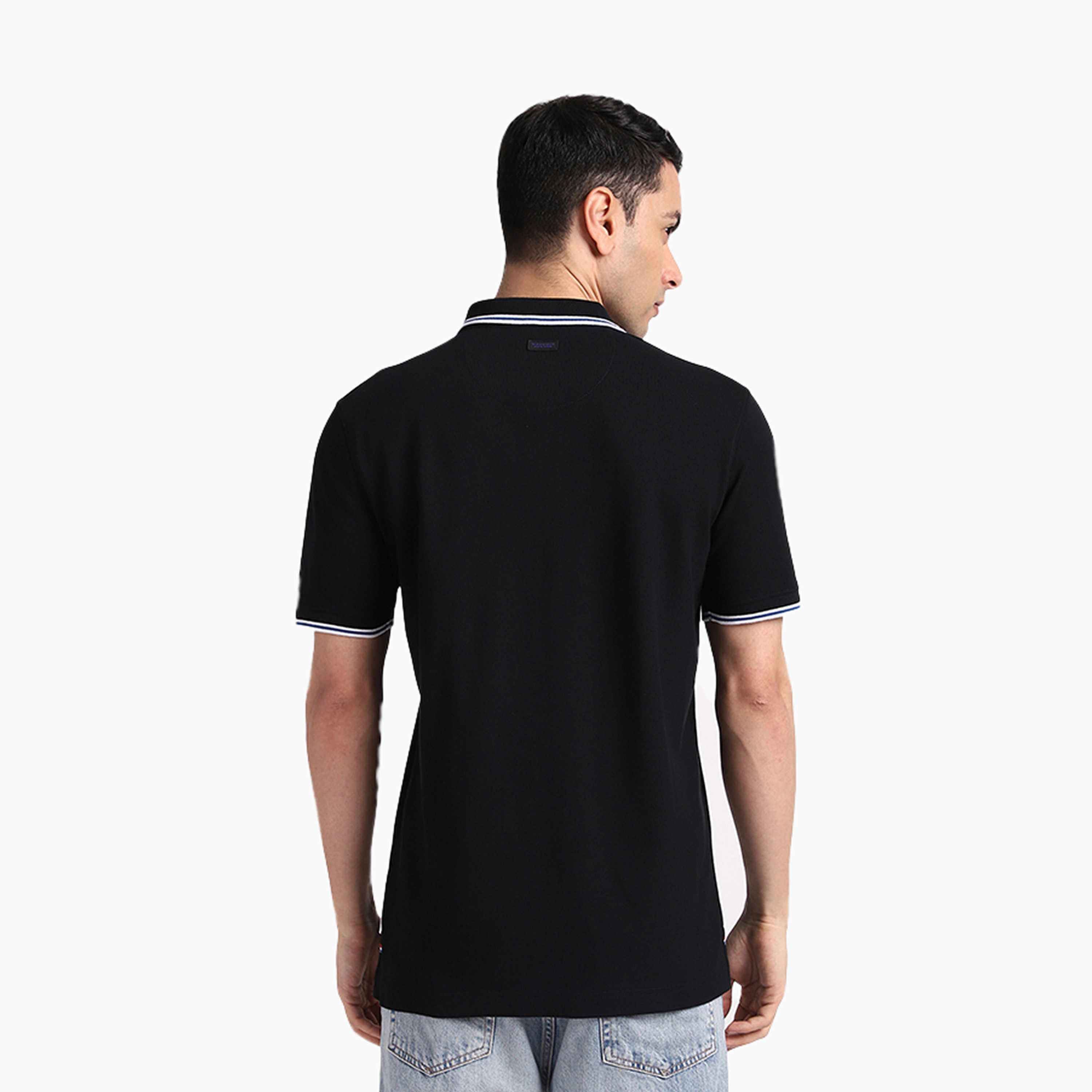 تي شيرت بولو رجالي بأكمام قصيرة وياقة مطرزة من بيفرلي هيلز بولو كلوب-men-clothing-tshirtsandpolos-polos-image-4