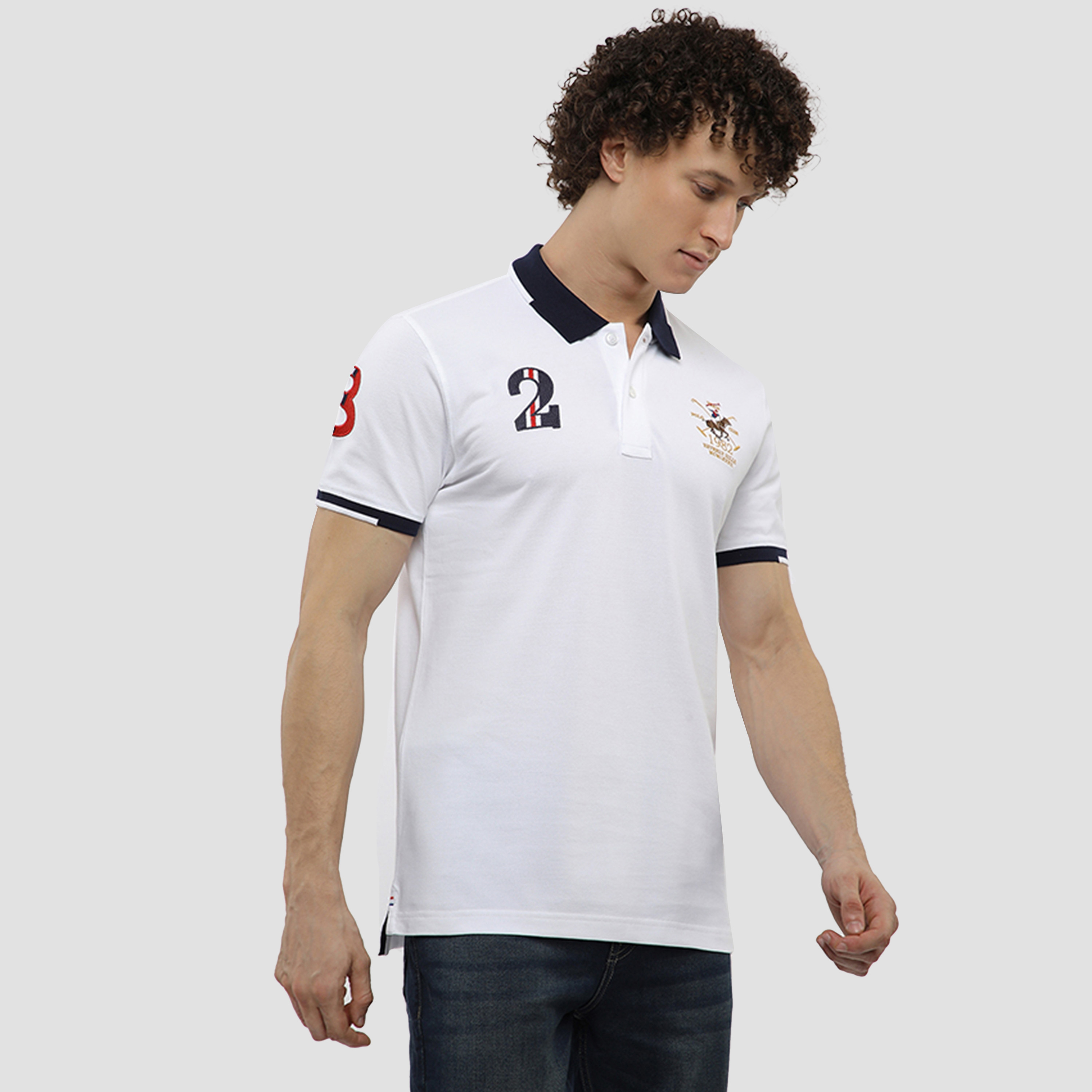 Beverly Hills Polo Club Embroidered Collared Short Sleeves Men's Polo T-Shirt-men-clothing-tshirtsandpolos-polos-image-3