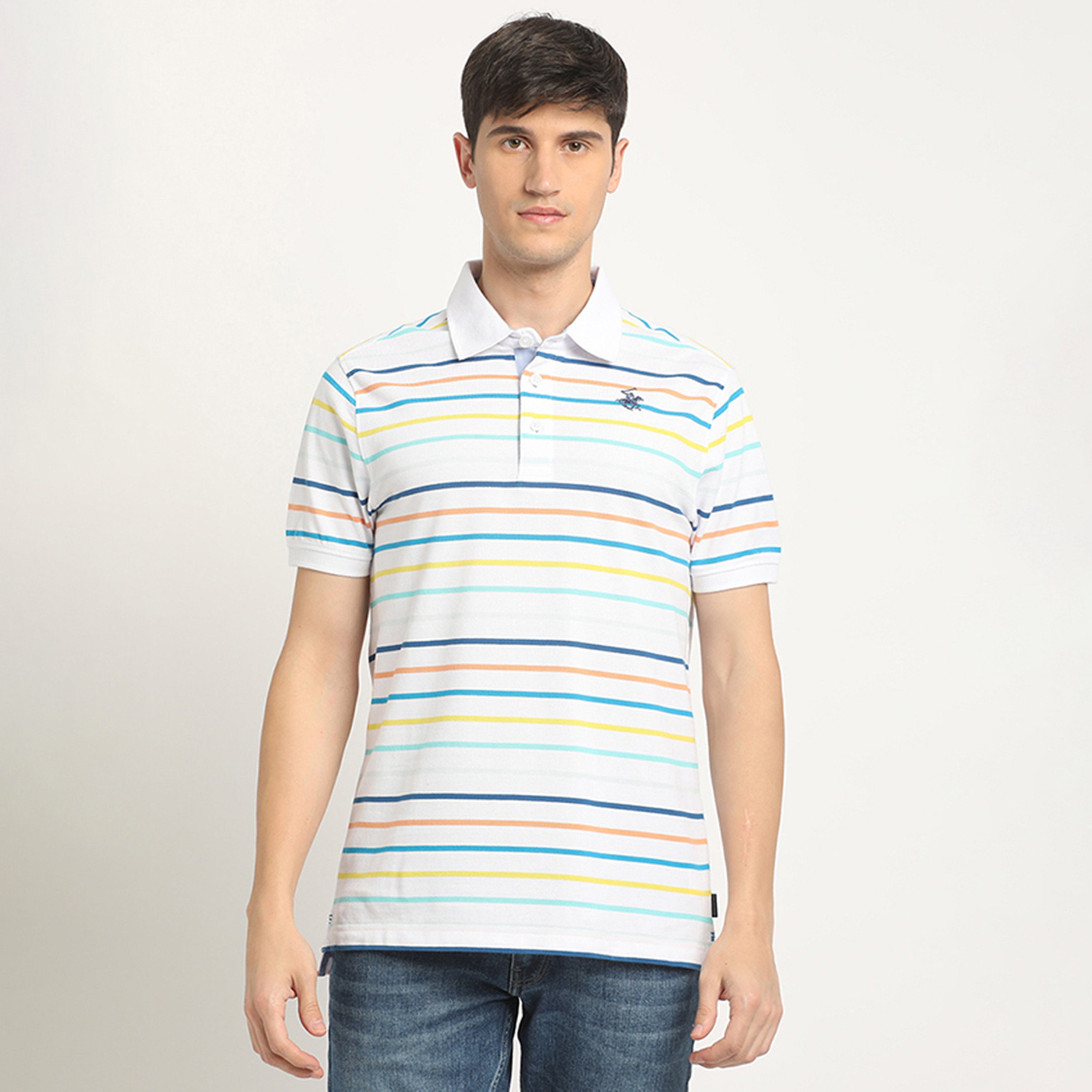 Beverly Hills Polo Club Stripes Short Sleeves Polo T-Shirt-men-clothing-tshirtsandpolos-polos-image-1