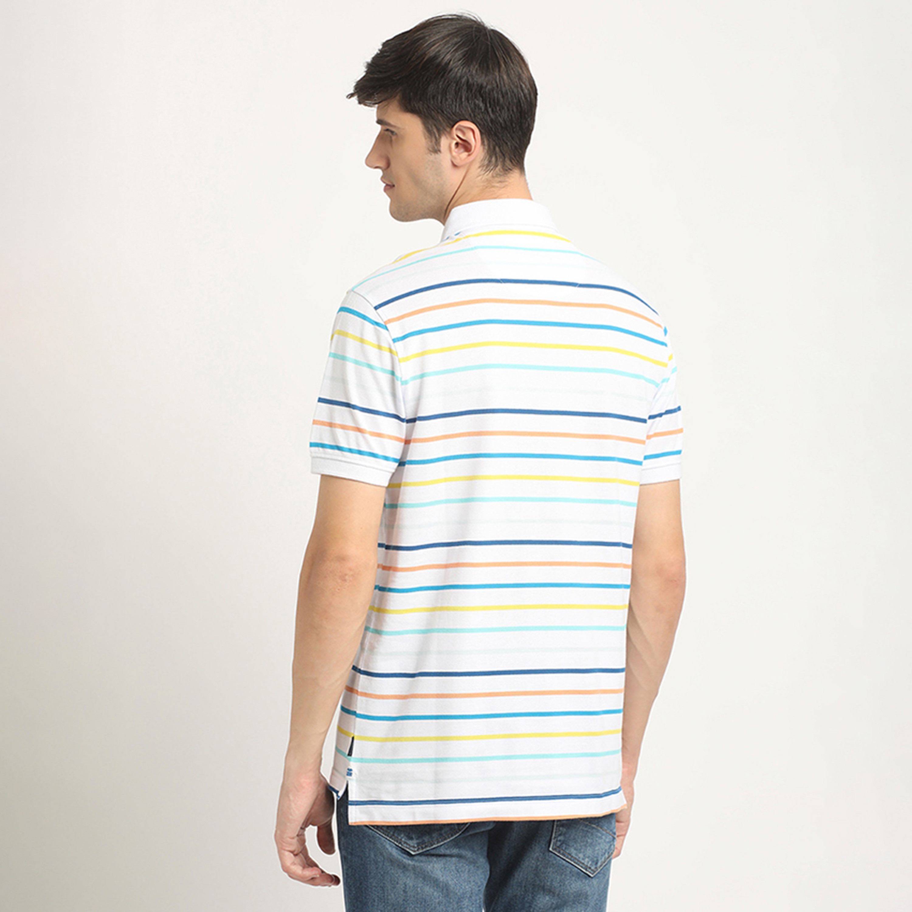 تي شيرت بولو من بيفرلي هيلز بولو كلوب وأكمام قصيرة مع مخطط-men-clothing-tshirtsandpolos-polos-image-4