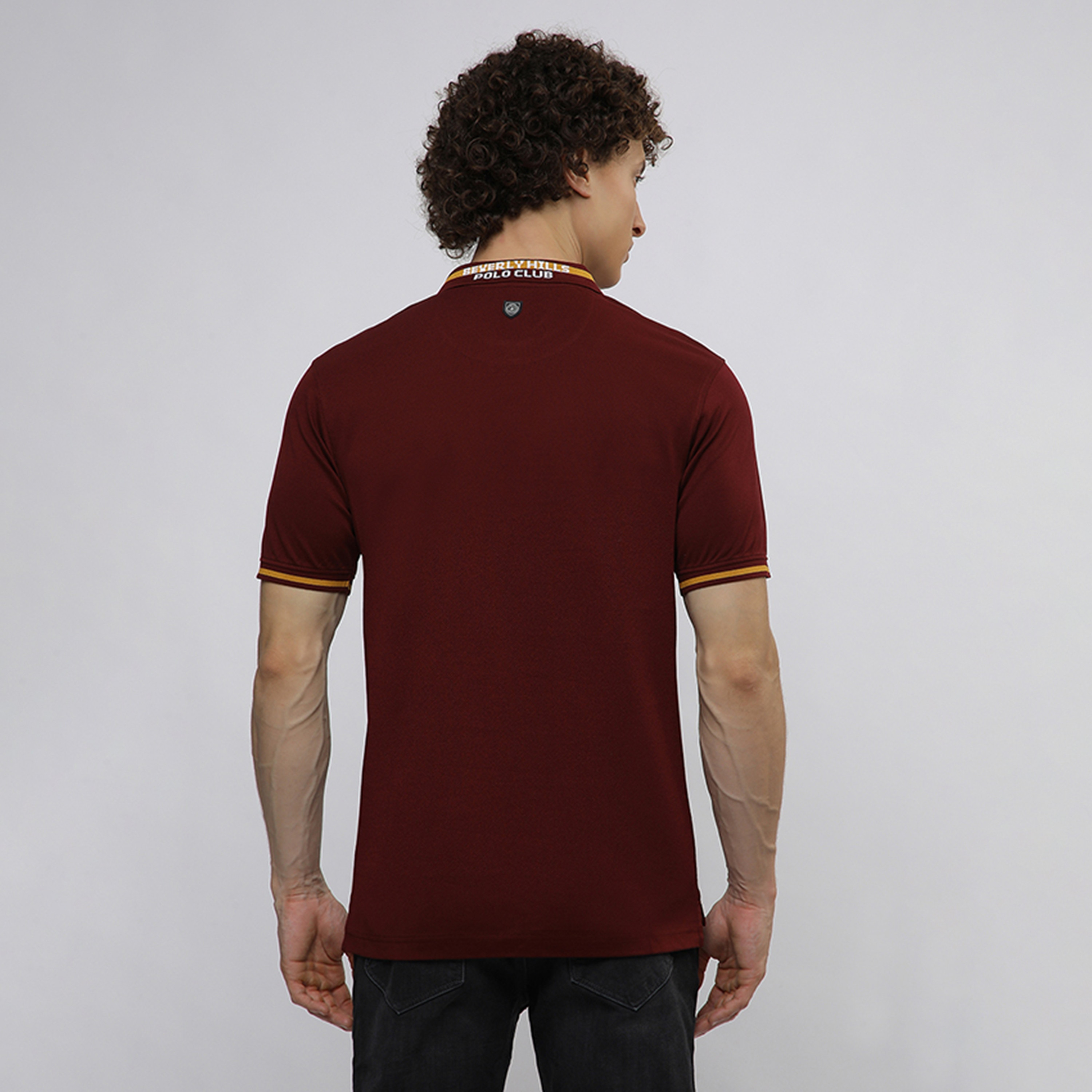 Beverly Hills Polo Club Plain Collared Short Sleeves Men's Polo T-Shirt-men-clothing-tshirtsandpolos-polos-image-4