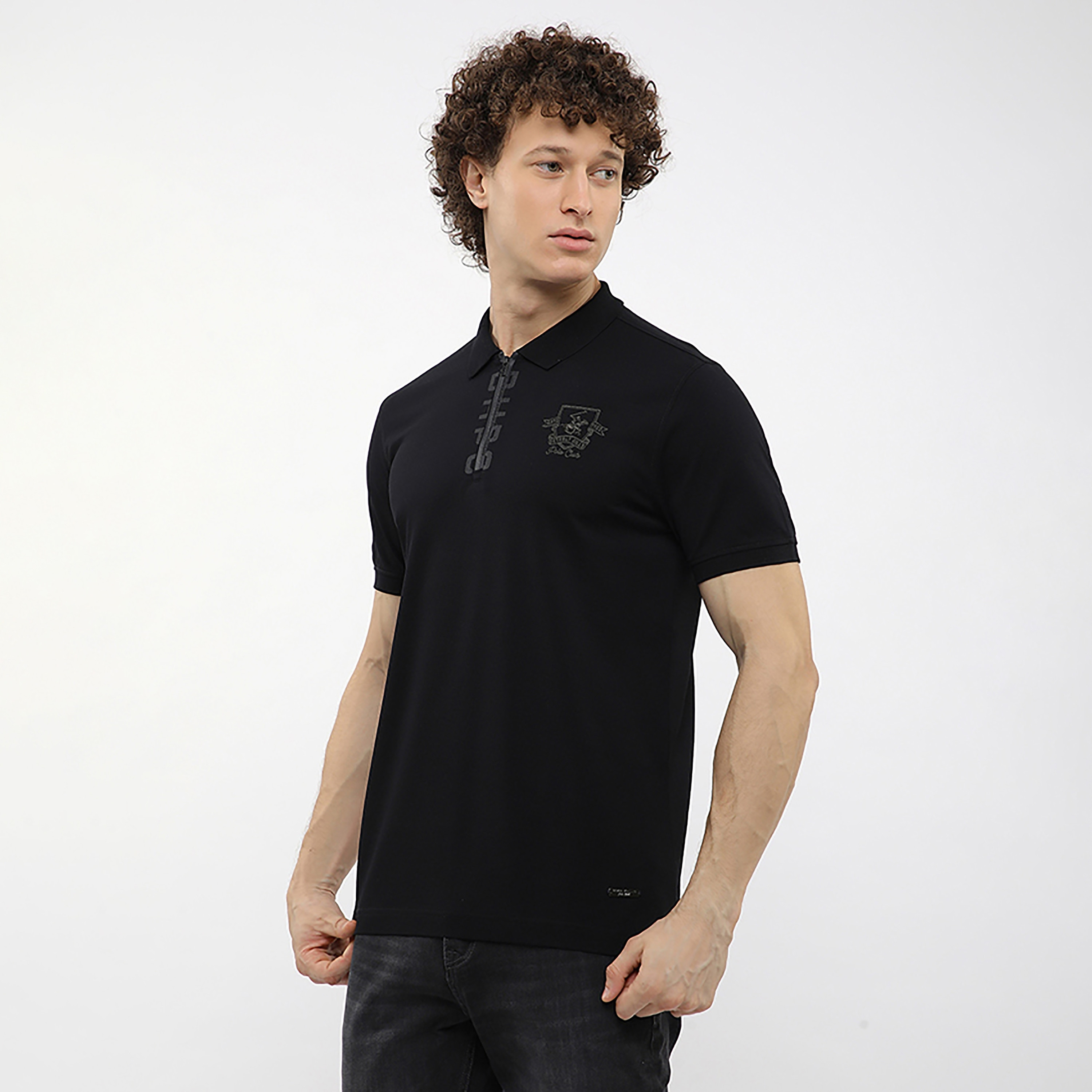 تي شيرت بولو رجالي سادة بأكمام قصيرة وياقة من بيفرلي هيلز بولو كلوب-men-clothing-tshirtsandpolos-polos-image-7