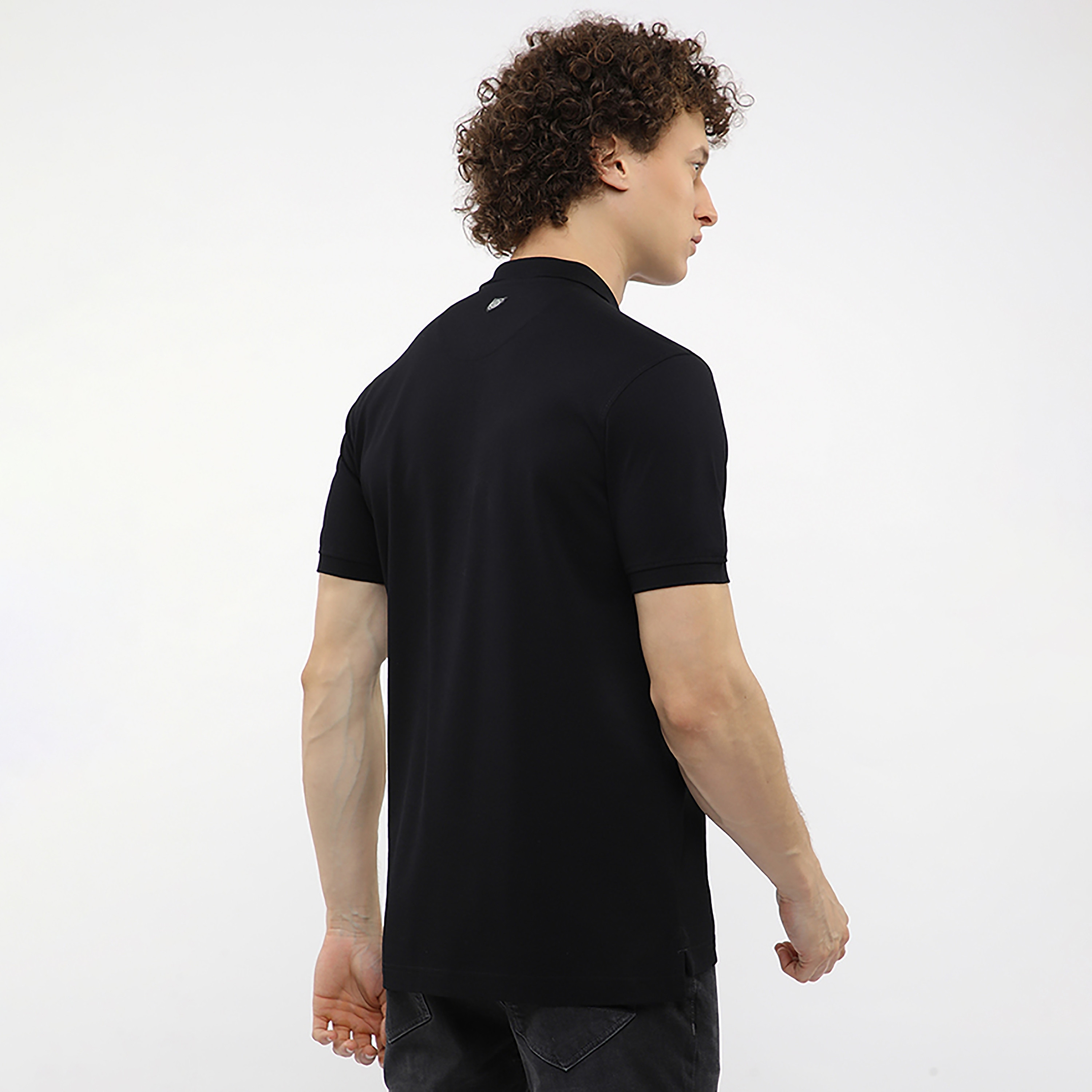 تي شيرت بولو رجالي سادة بأكمام قصيرة وياقة من بيفرلي هيلز بولو كلوب-men-clothing-tshirtsandpolos-polos-image-9