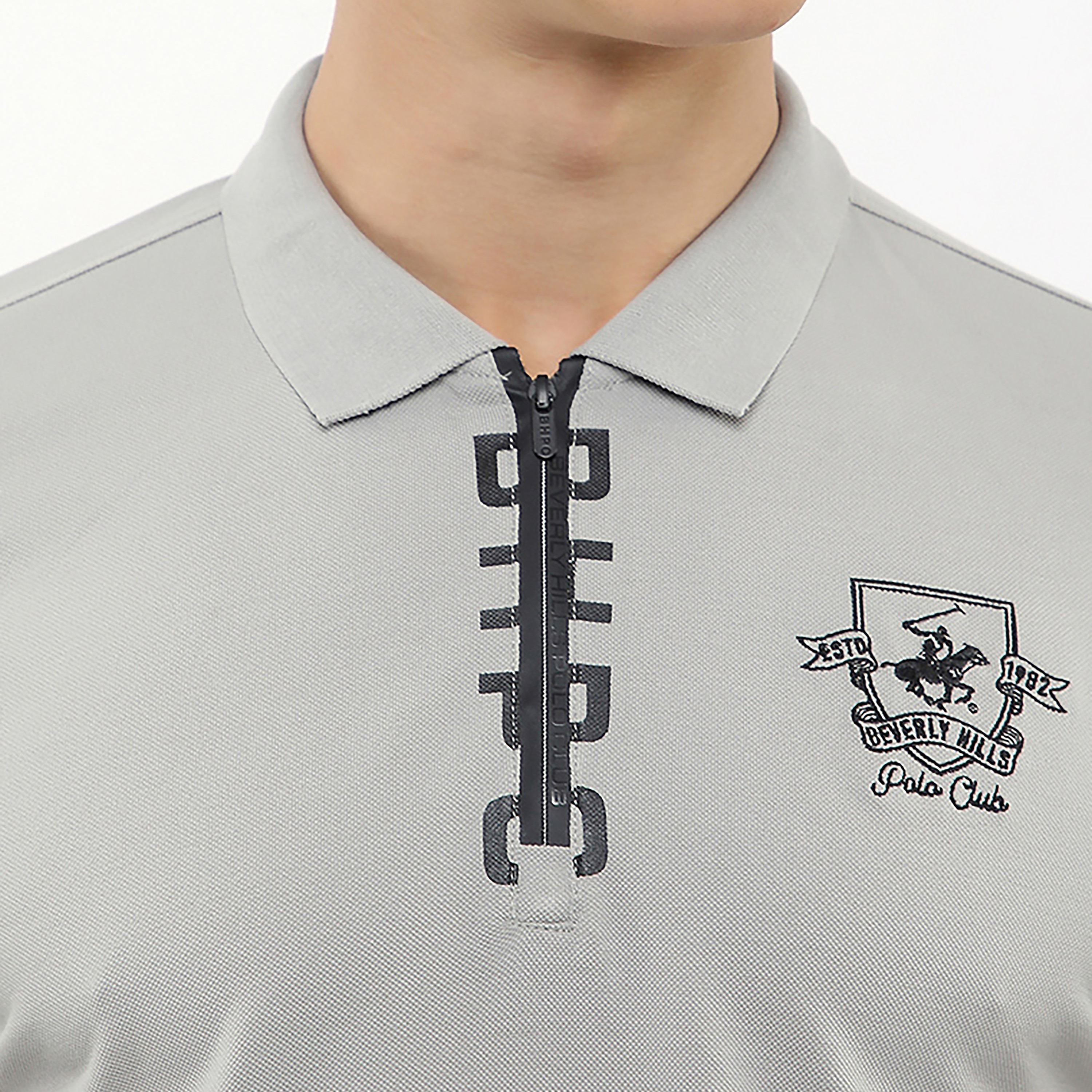 Beverly Hills Polo Club Plain Collared Short Sleeves Men's Polo T-Shirt-men-clothing-tshirtsandpolos-polos-image-5