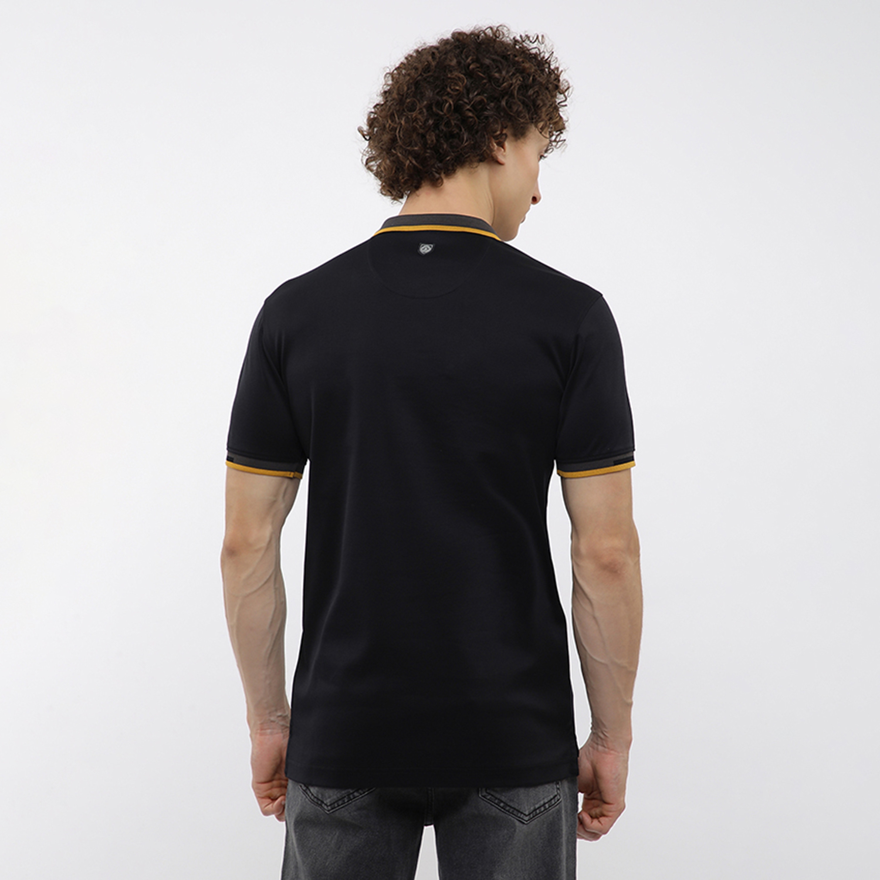 Beverly Hills Polo Club Embossed Logo Collared Short Sleeves Men's Polo T-Shirt-men-clothing-tshirtsandpolos-polos-image-4