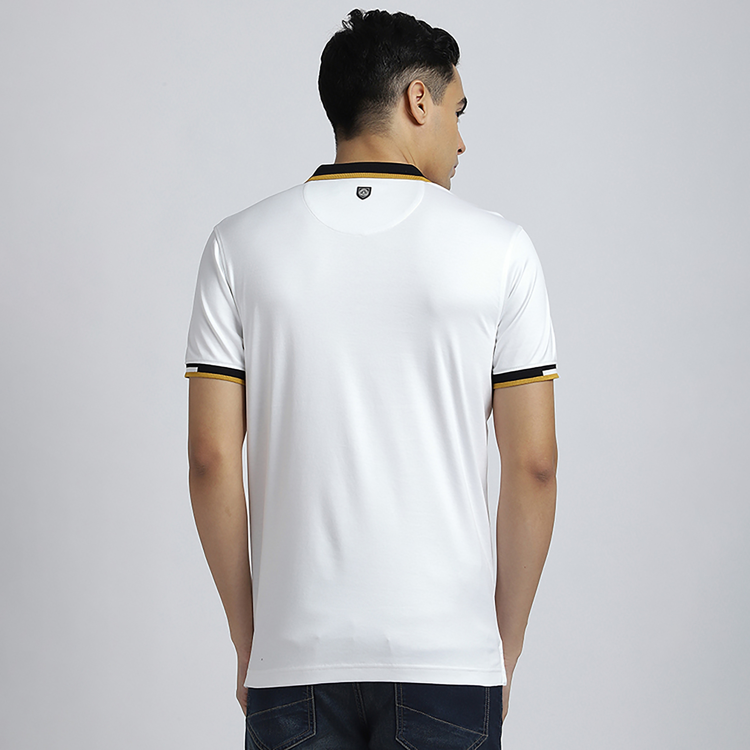 Beverly Hills Polo Club Embossed Logo Collared Short Sleeves Men's Polo T-Shirt-men-clothing-tshirtsandpolos-polos-image-4
