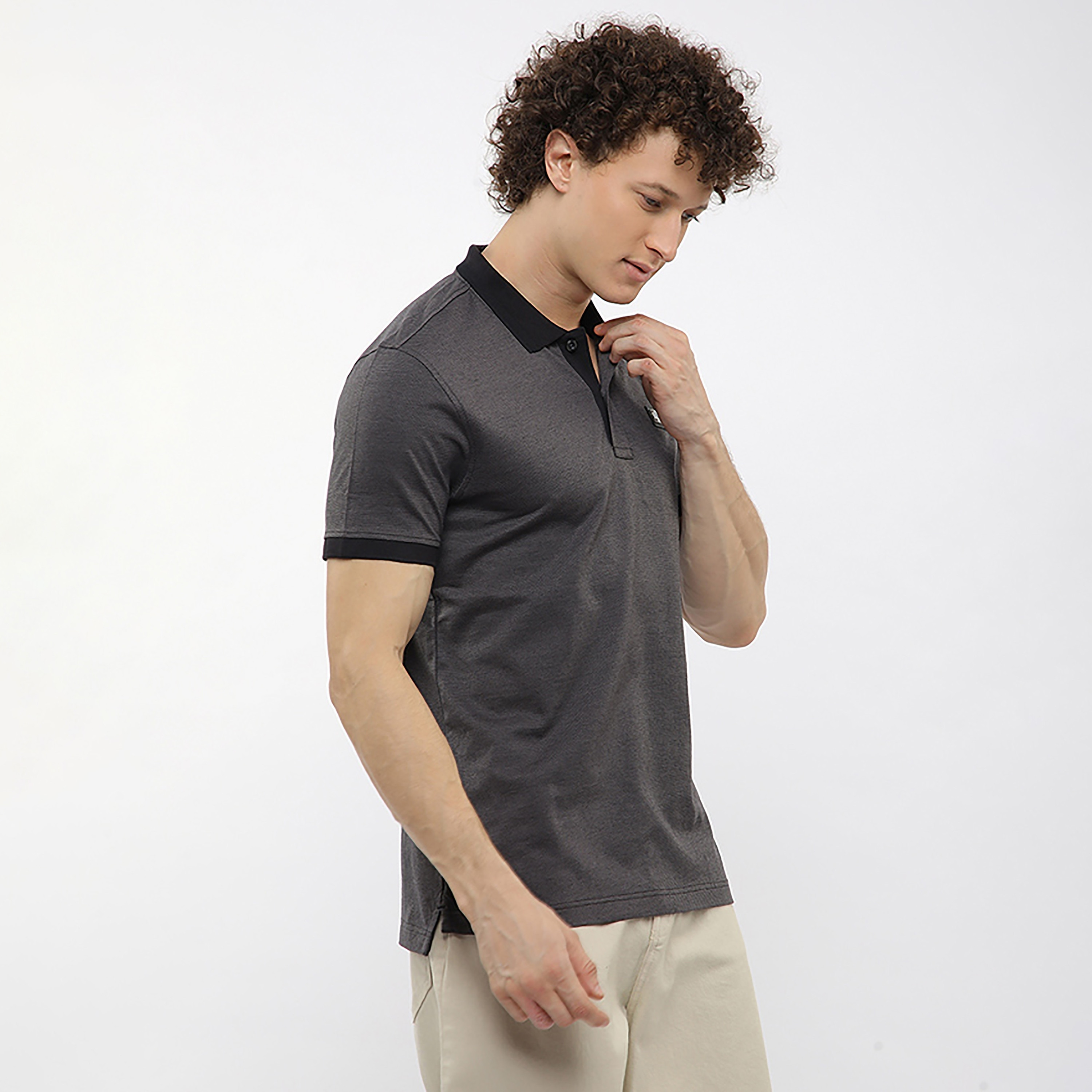 تي شيرت بولو رجالي بأكمام قصيرة وياقة منقوش من بيفرلي هيلز بولو كلوب-men-clothing-tshirtsandpolos-polos-image-3
