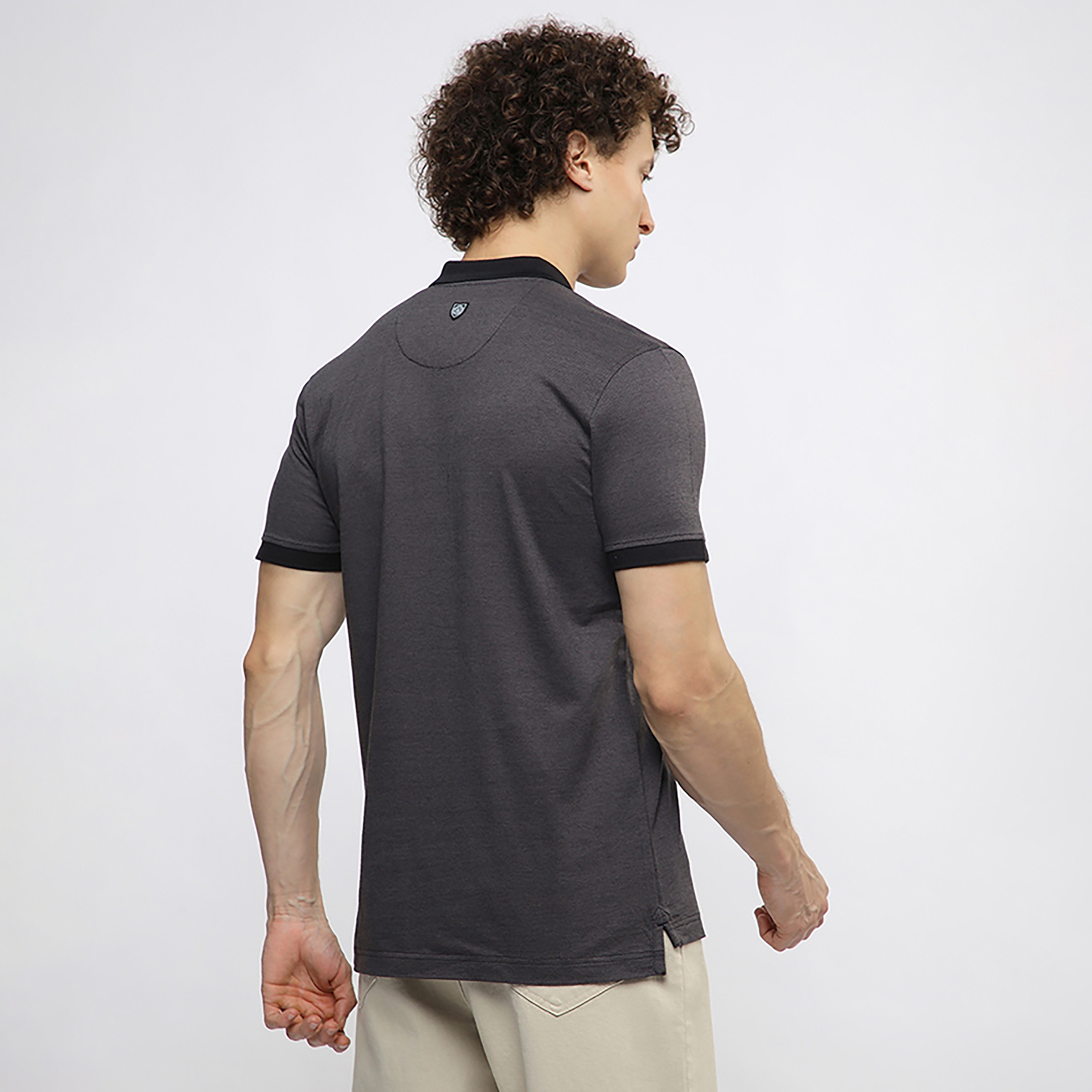 تي شيرت بولو رجالي بأكمام قصيرة وياقة منقوش من بيفرلي هيلز بولو كلوب-men-clothing-tshirtsandpolos-polos-image-4