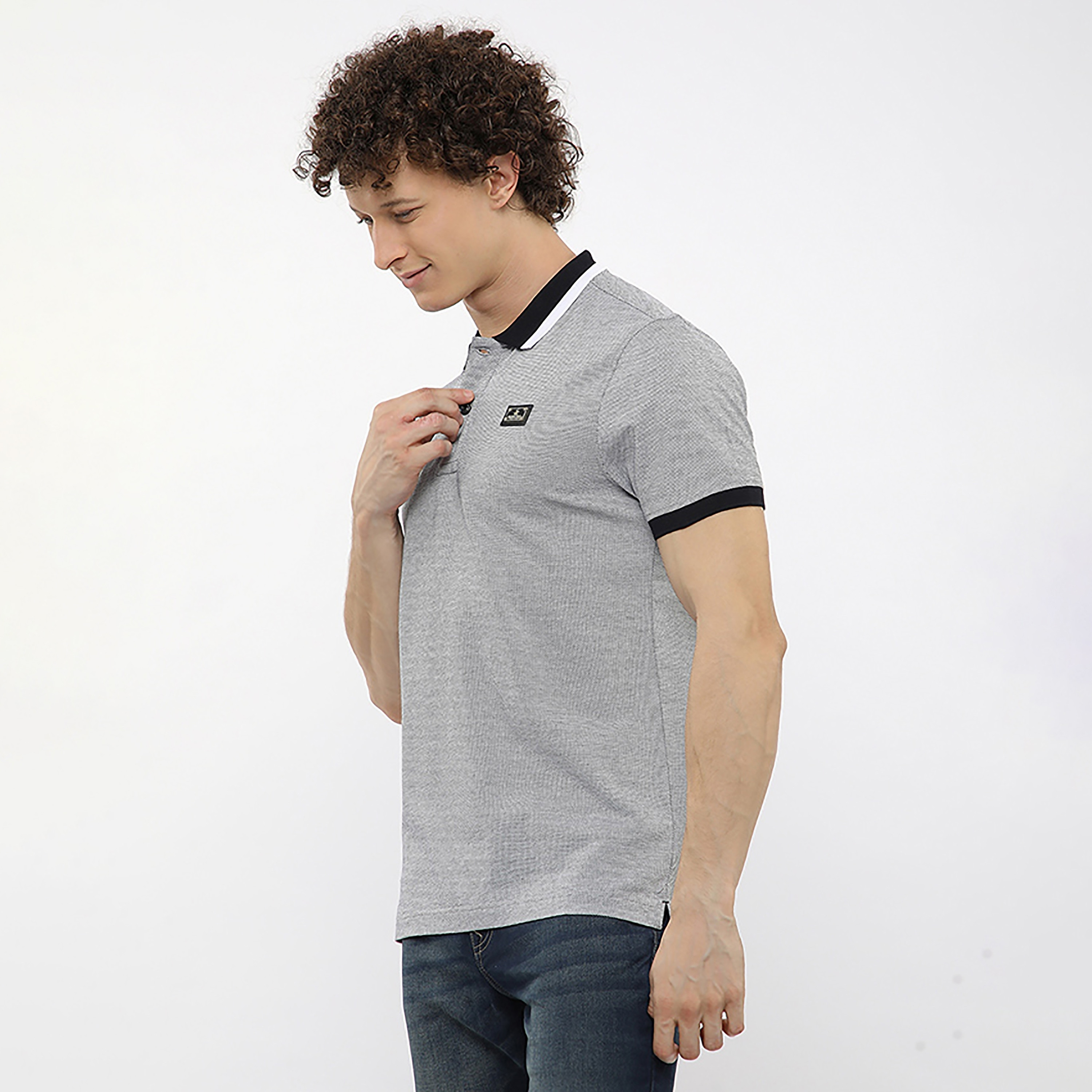 تي شيرت بولو رجالي بأكمام قصيرة وياقة منقوش من بيفرلي هيلز بولو كلوب-men-clothing-tshirtsandpolos-polos-image-7