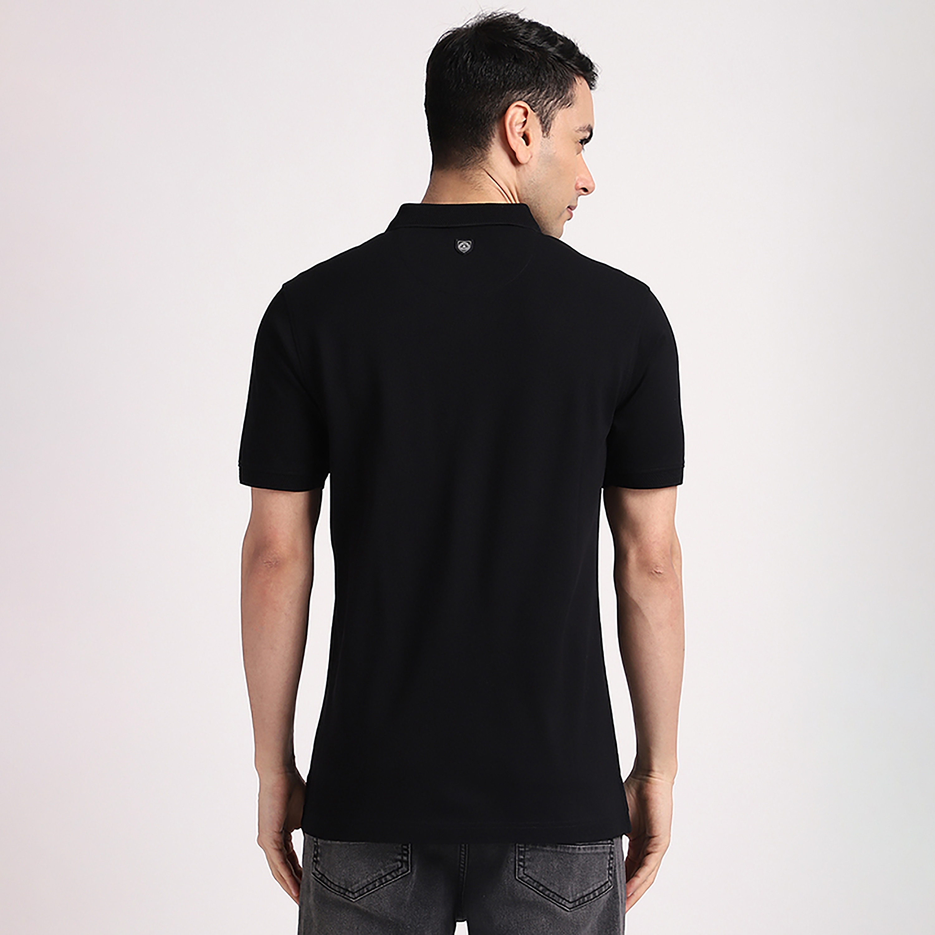 تي شيرت بولو رجالي سادة بأكمام قصيرة وياقة من بيفرلي هيلز بولو كلوب-men-clothing-tshirtsandpolos-polos-image-4