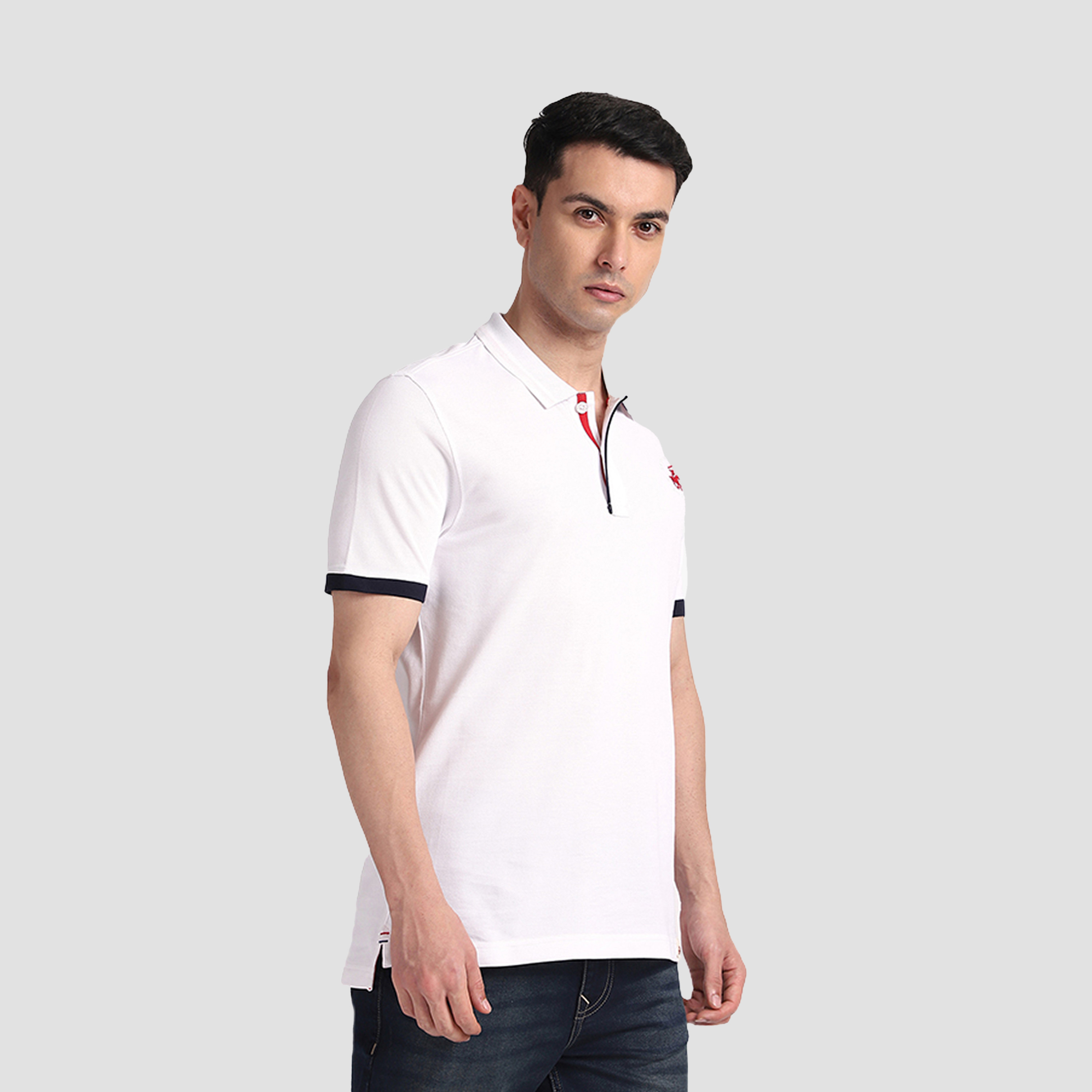 Beverly Hills Polo Club Plain Collared Short Sleeves Men's Polo T-Shirt-men-clothing-tshirtsandpolos-polos-image-3