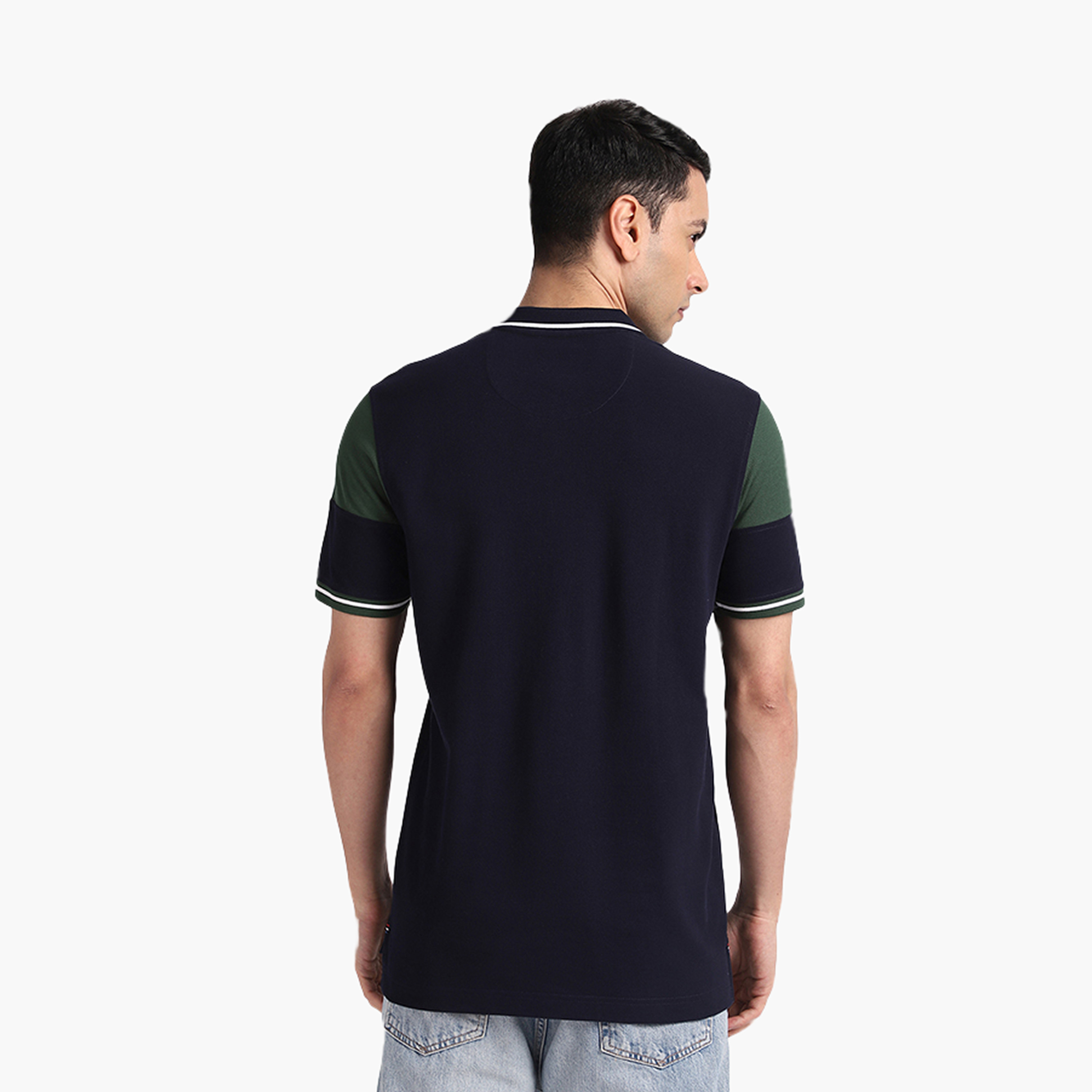 تيشيرت بولو رجالي ملون وياقة وأكمام قصيرة من بيفرلي هيلز بولو كلوب-men-clothing-tshirtsandpolos-polos-image-4