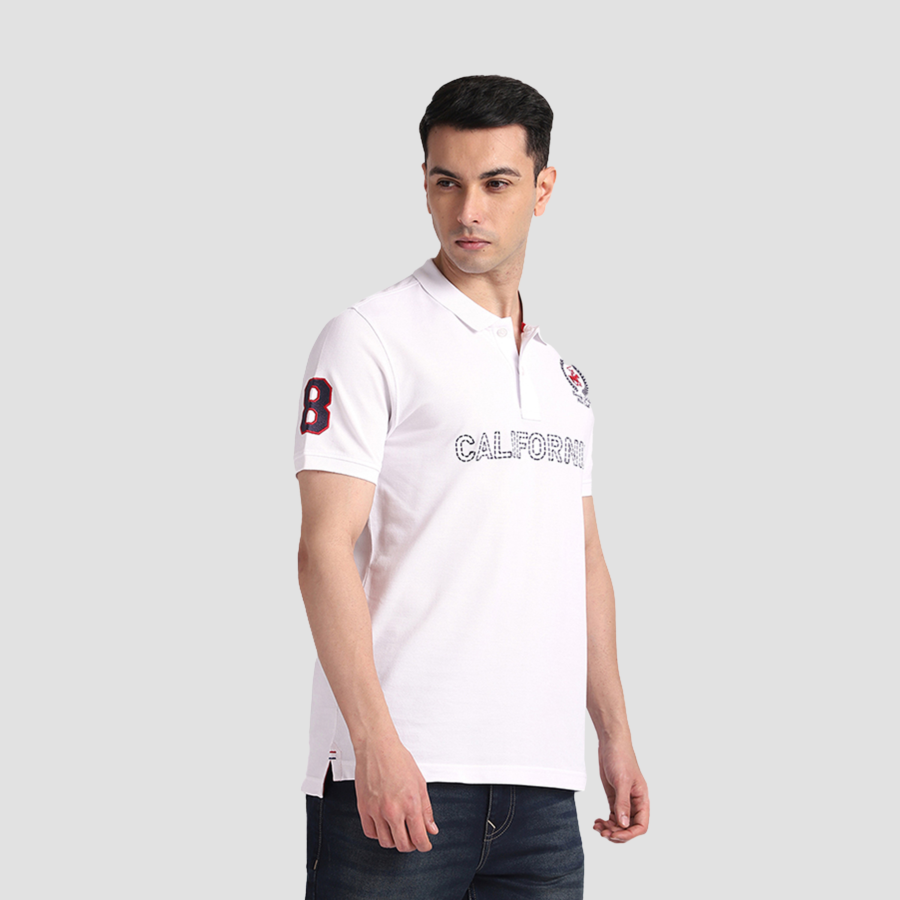 تي شيرت بولو رجالي بأكمام قصيرة وياقة مطرزة من بيفرلي هيلز بولو كلوب-men-clothing-tshirtsandpolos-polos-image-3