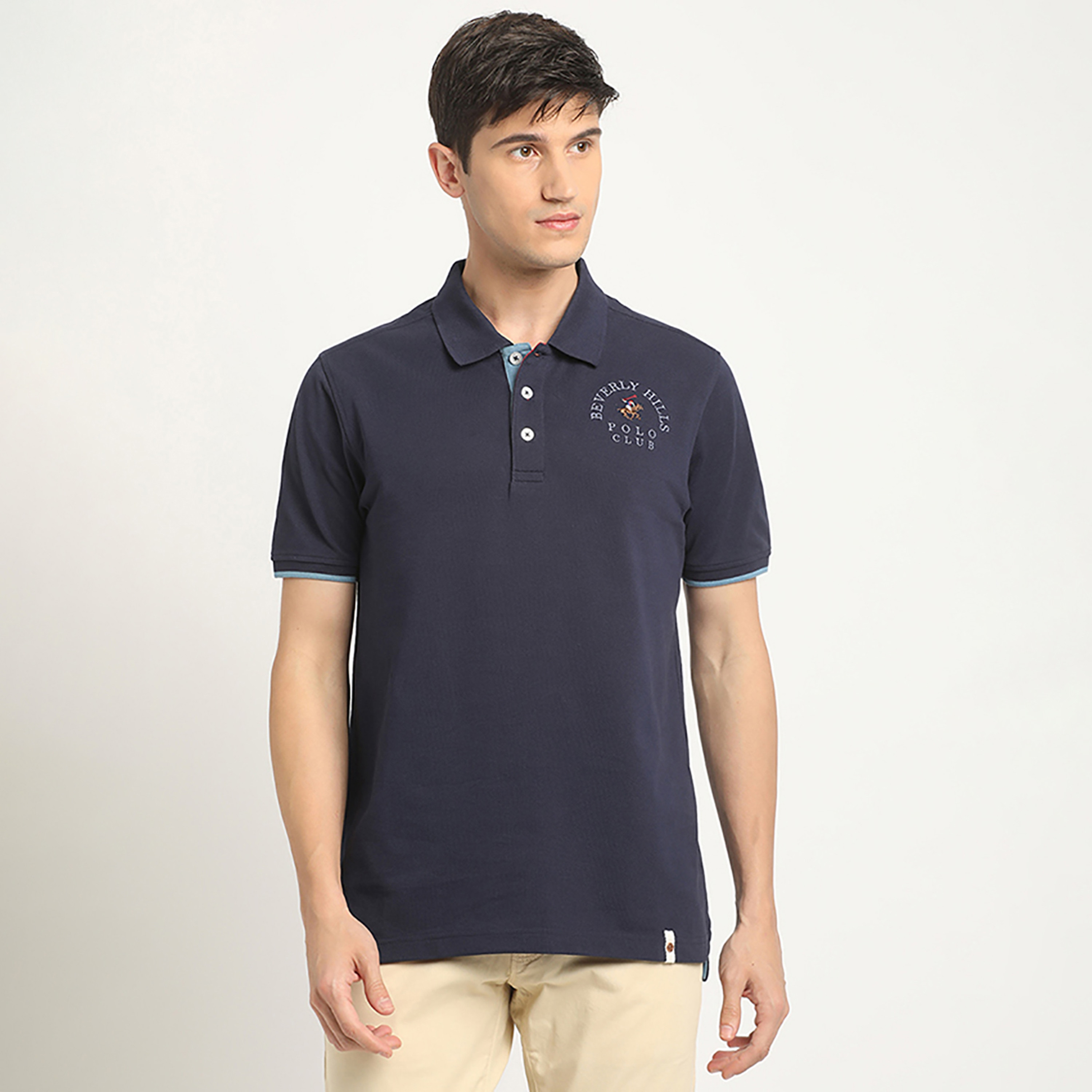 Beverly Hills Polo Club Logo Collared Short Sleeves Polo T-Shirt-men-clothing-tshirtsandpolos-polos-image-1