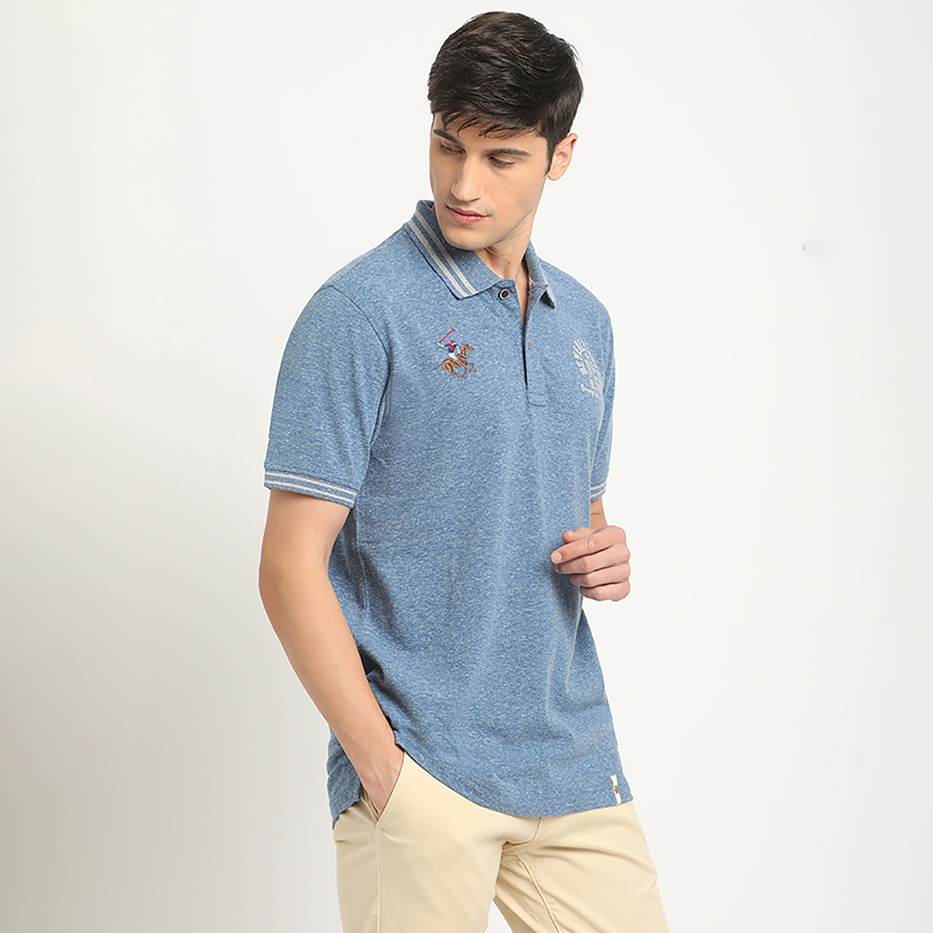 Beverly Hills Polo Club Logo Collared Short Sleeves Polo T-Shirt-men-clothing-tshirtsandpolos-polos-image-3