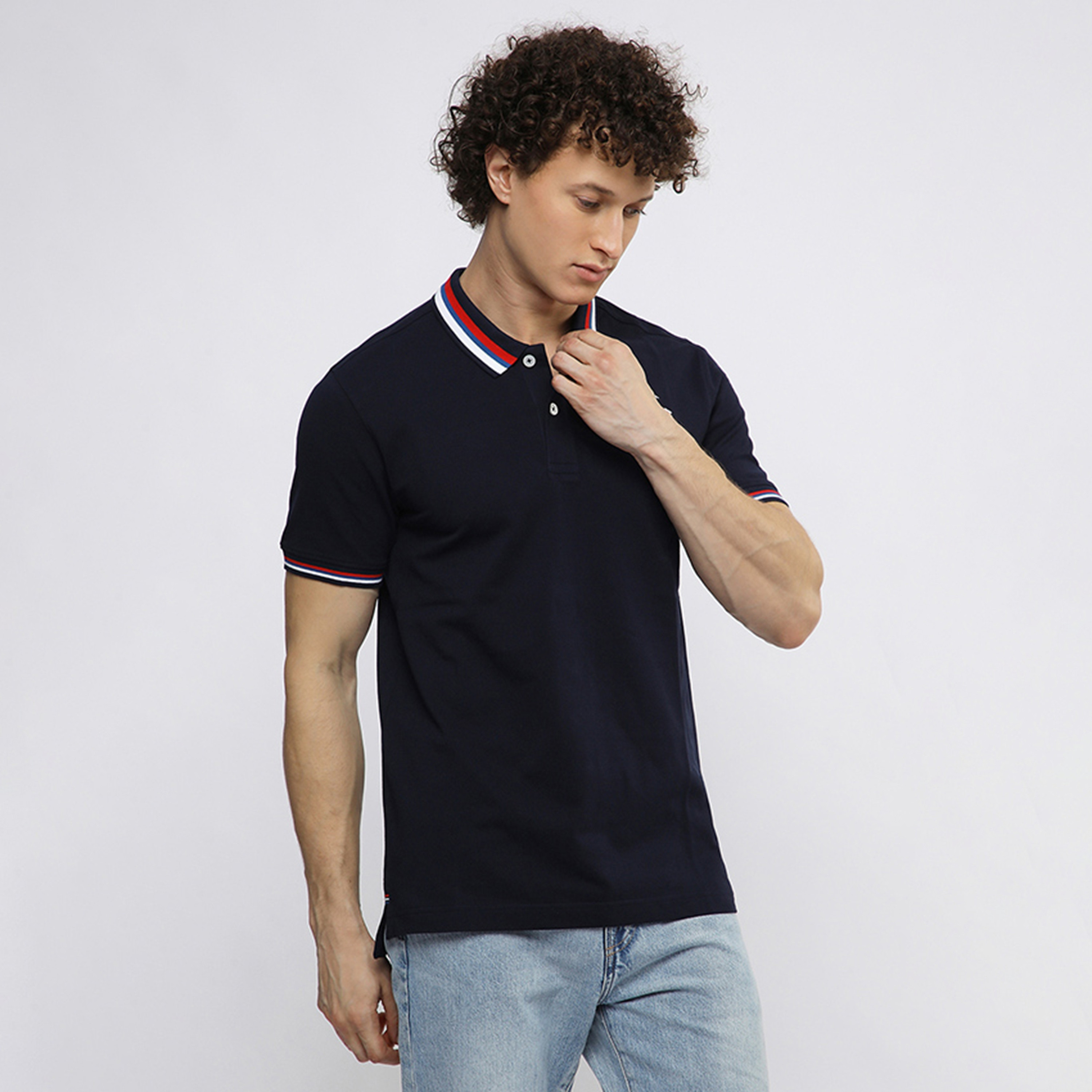 Beverly Hills Polo Club Plain Collared Short Sleeves Men's Polo T-Shirt-men-clothing-tshirtsandpolos-polos-image-3