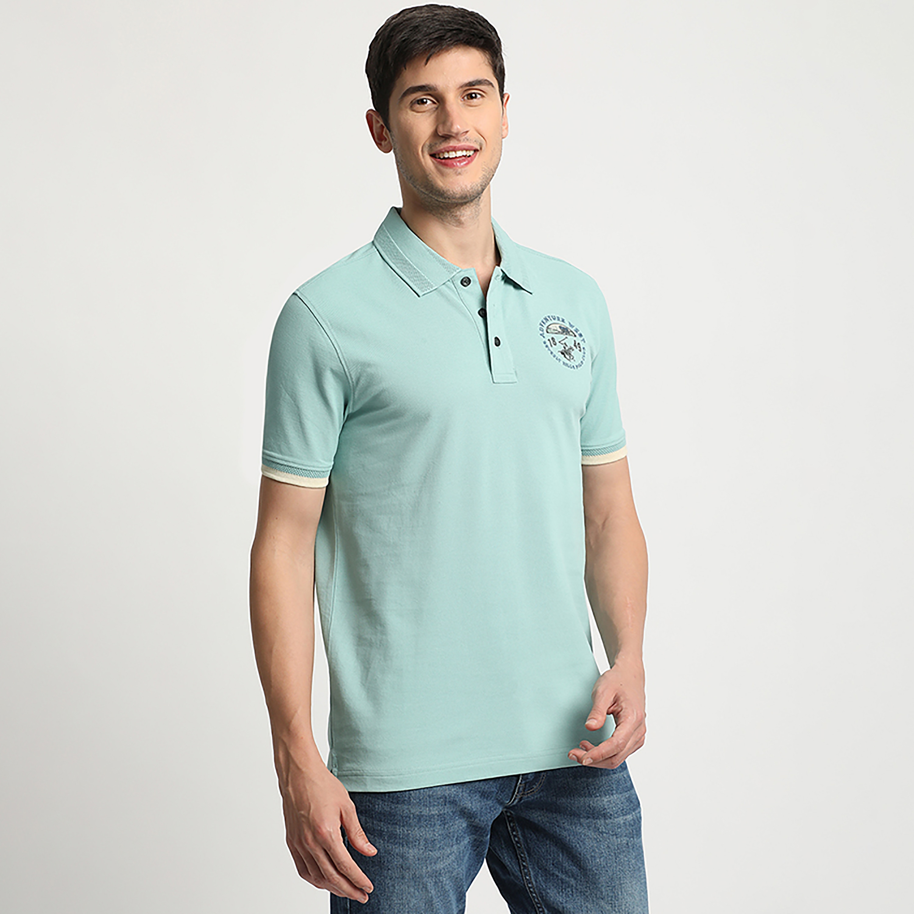 Beverly Hills Polo Club Logo Detailed Collared Short Sleeves Polo T-Shirt-men-clothing-tshirtsandpolos-polos-image-3