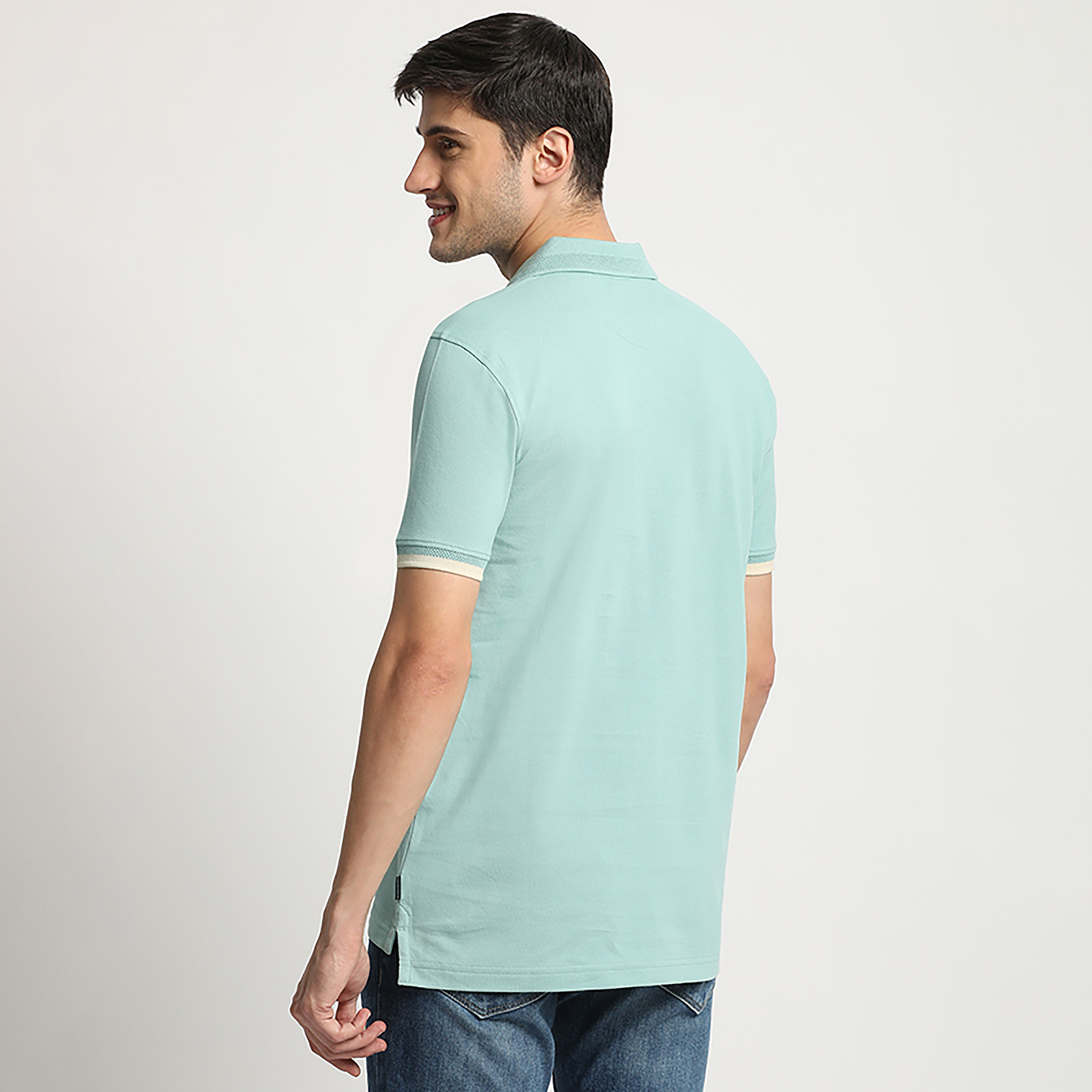 تي شيرت بولو من بيفرلي هيلز بولو كلوب بياقة وأكمام قصيرة مع شعار ديتيليد-men-clothing-tshirtsandpolos-polos-image-4