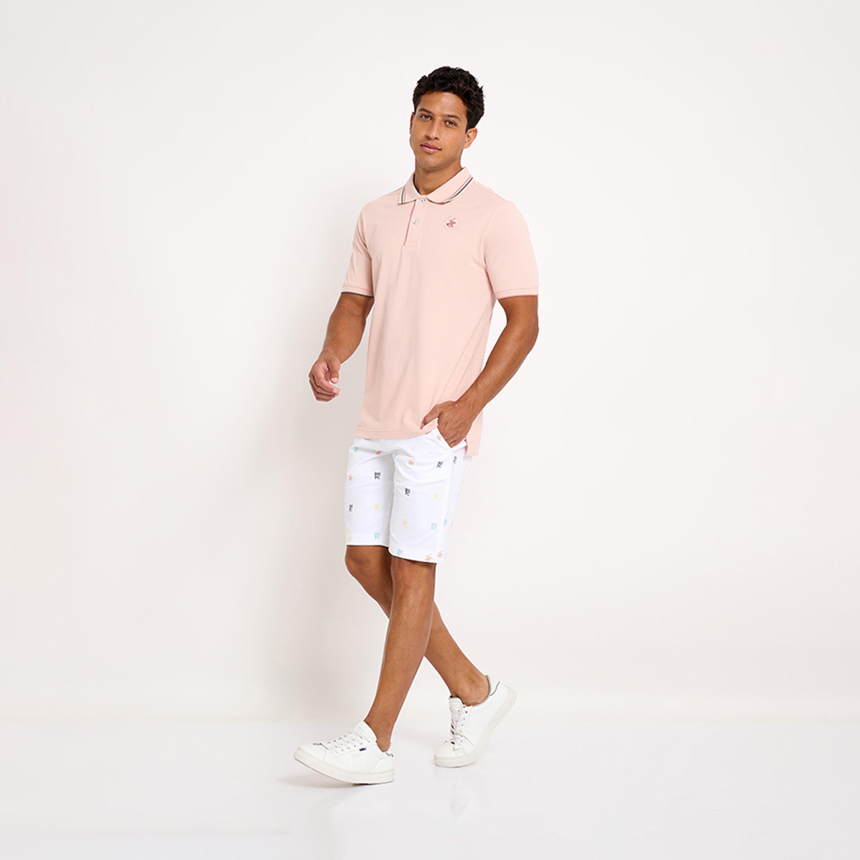 بيفرلي هيلز كلوب-  تي شيرت بولو رجالي سادة بأكمام قصيرة وياقة-men-clothing-tshirtsandpolos-polos-image-4