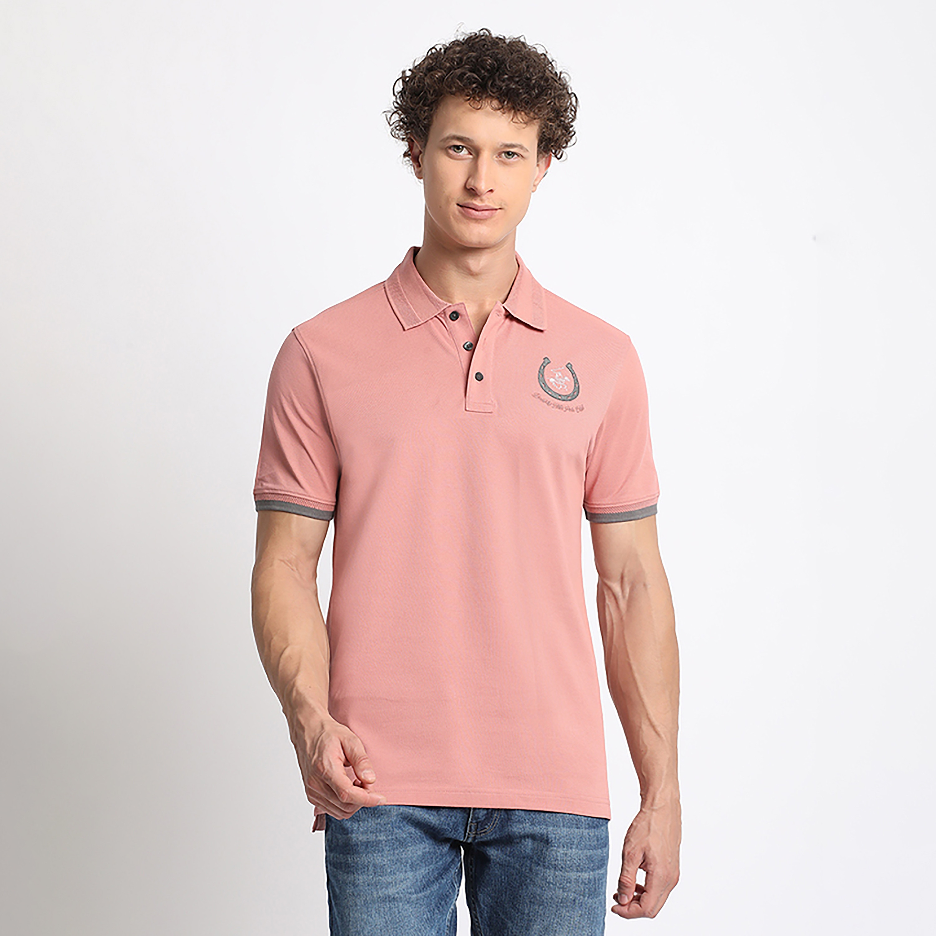 تي شيرت بولو من بيفرلي هيلز بولو كلوب بياقة وأكمام قصيرة مع شعار ديتيليد-men-clothing-tshirtsandpolos-polos-image-5