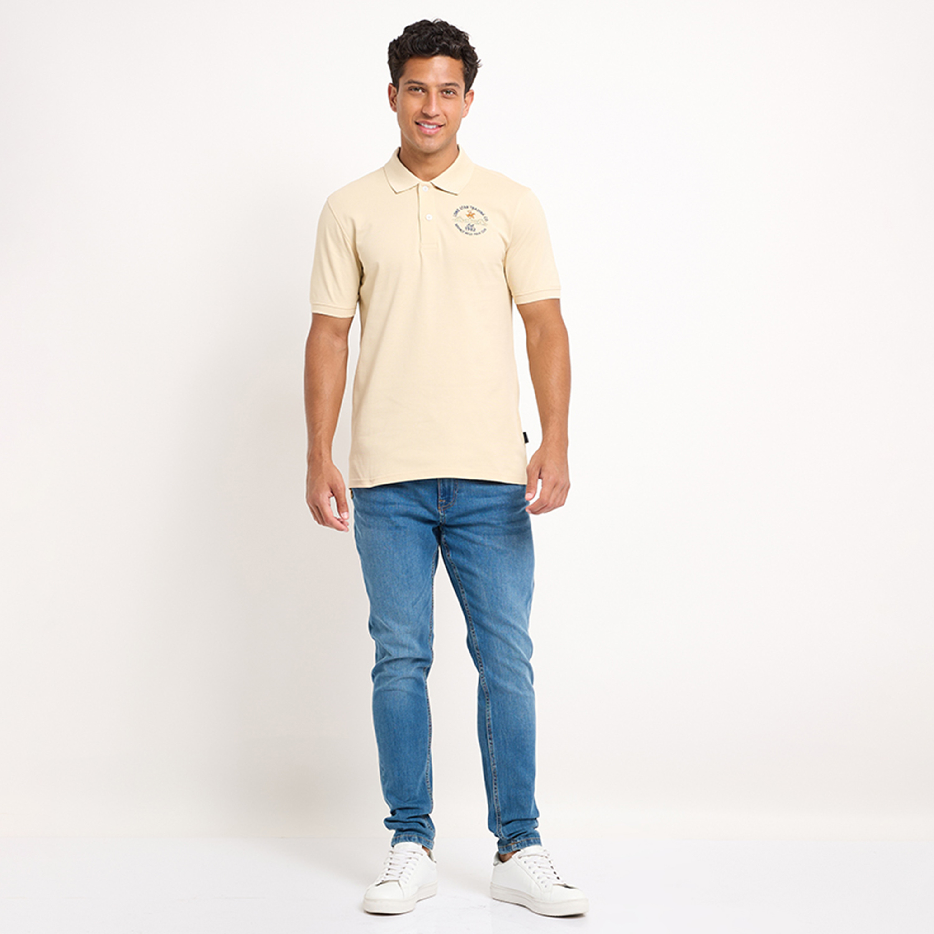 Beverly Hills Polo Club Logo Embroidered Collared Short Sleeves Polo T-Shirt-men-clothing-tshirtsandpolos-polos-image-2