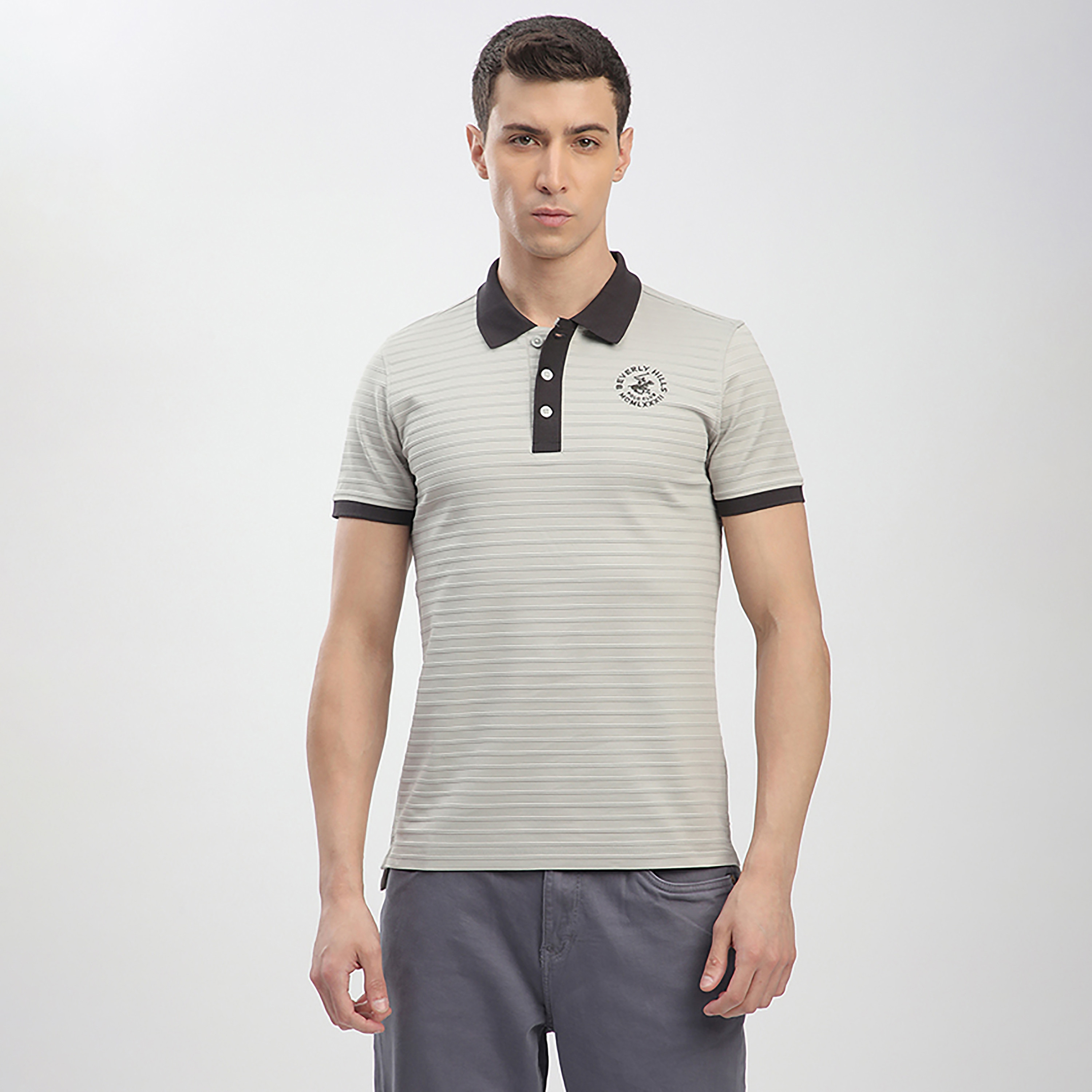 Beverly Hills Polo Club Striped Collared Short Sleeves Polo T-Shirt-men-clothing-tshirtsandpolos-polos-image-1