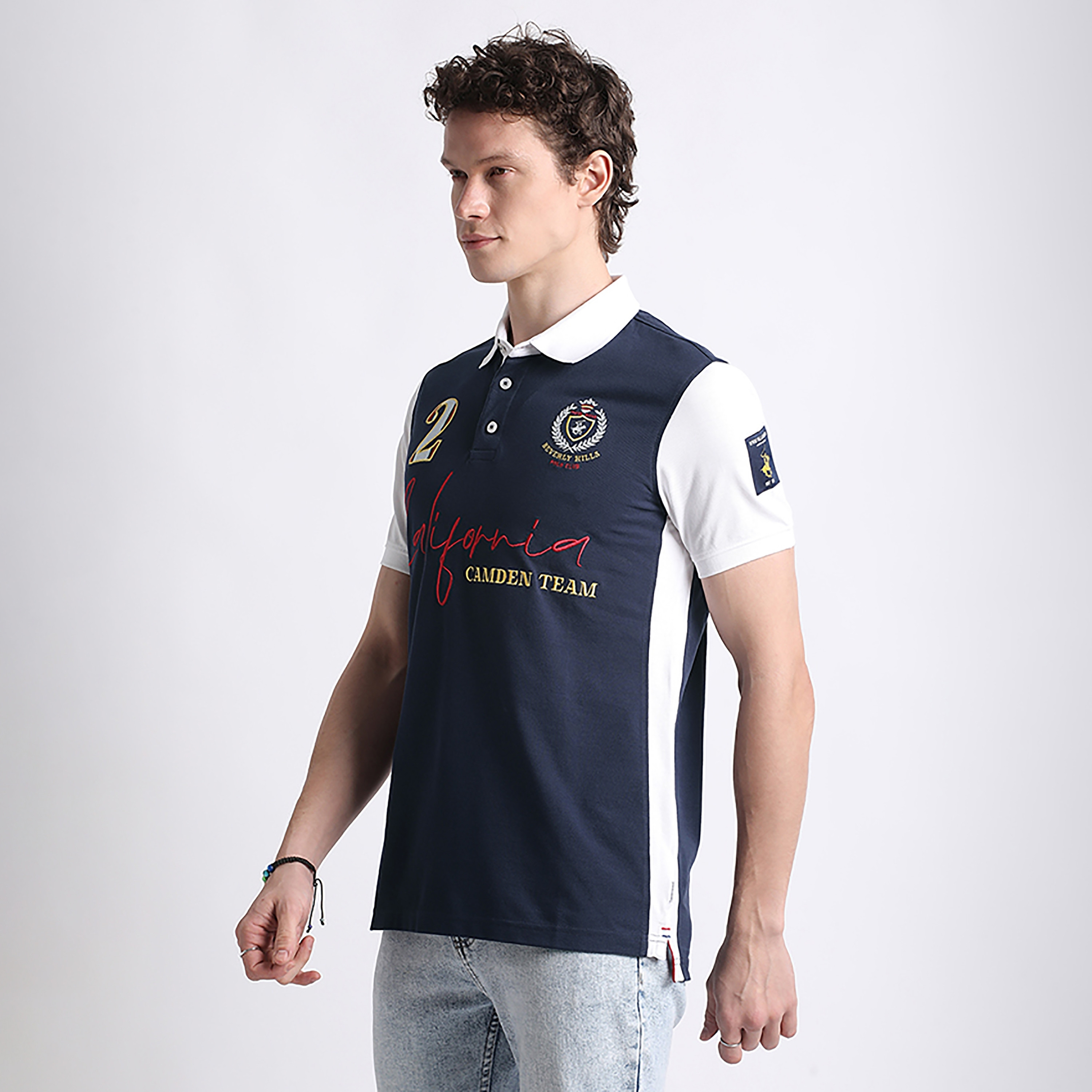 تي شورت بولو بيفرلي هيلز بولو كلوب ذو ياقة وأكمام قصيرة للرجال-men-clothing-tshirtsandpolos-polos-image-2