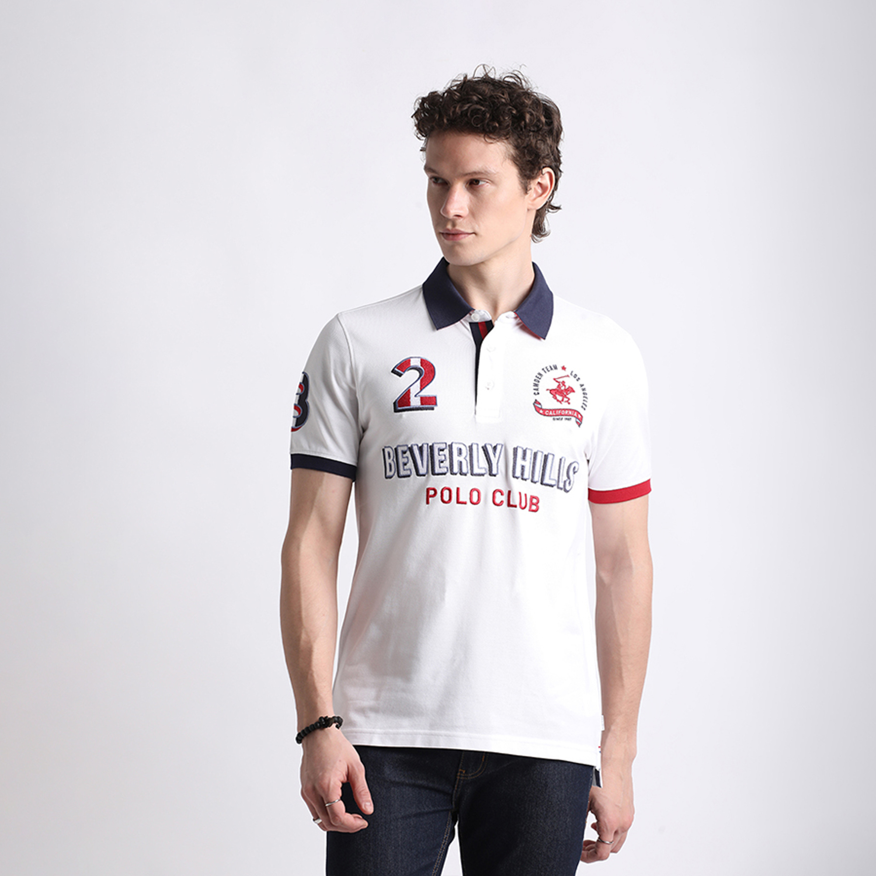 بيفرلي هيلز كلوب-  تي شيرت بولو بأكمام قصيرة للرجال مع شعار مطرز-men-clothing-tshirtsandpolos-polos-image-1