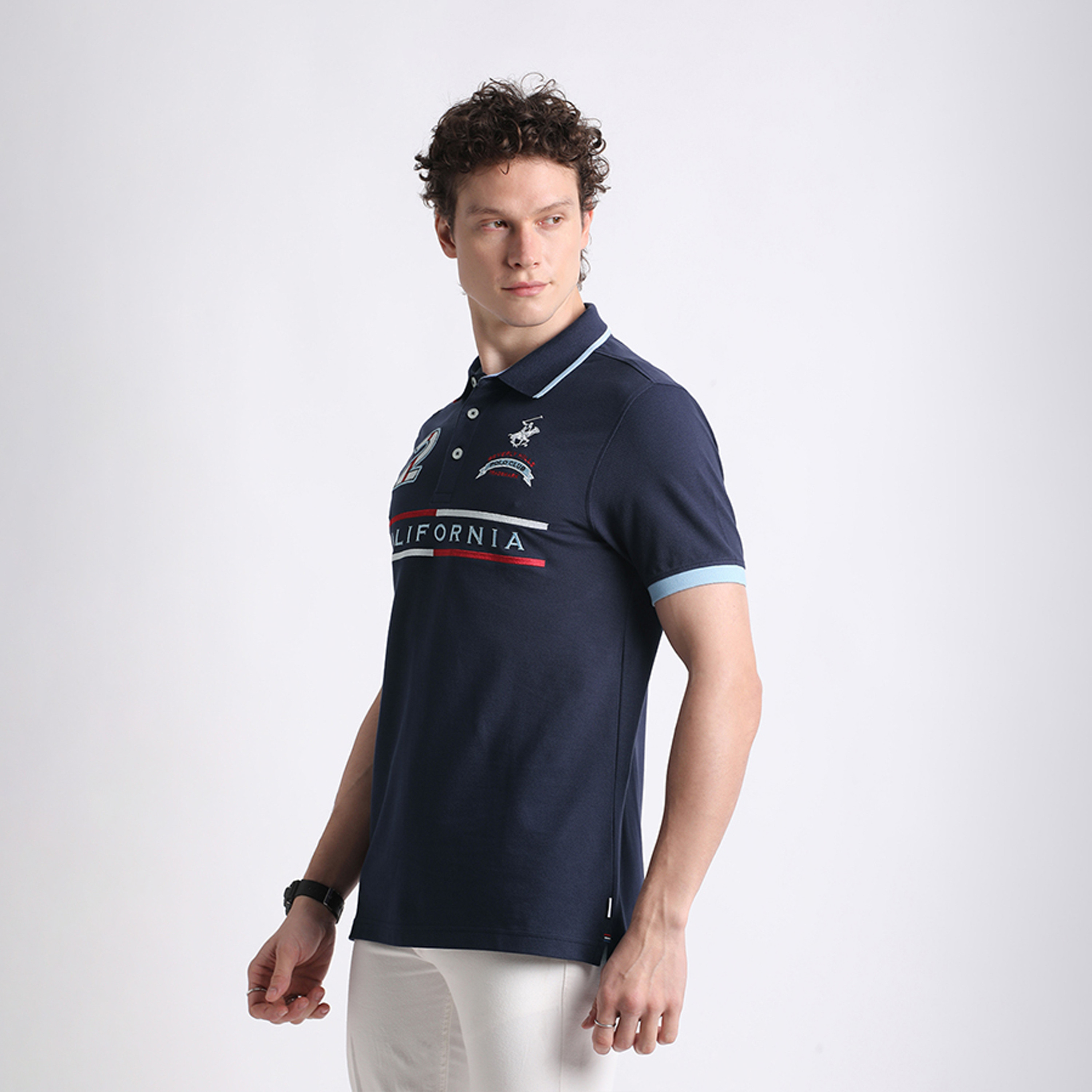 Beverly Hills Polo Club Men's Short-Sleeves Polo T-Shirt with Embroidery Logo-men-clothing-tshirtsandpolos-polos-image-2