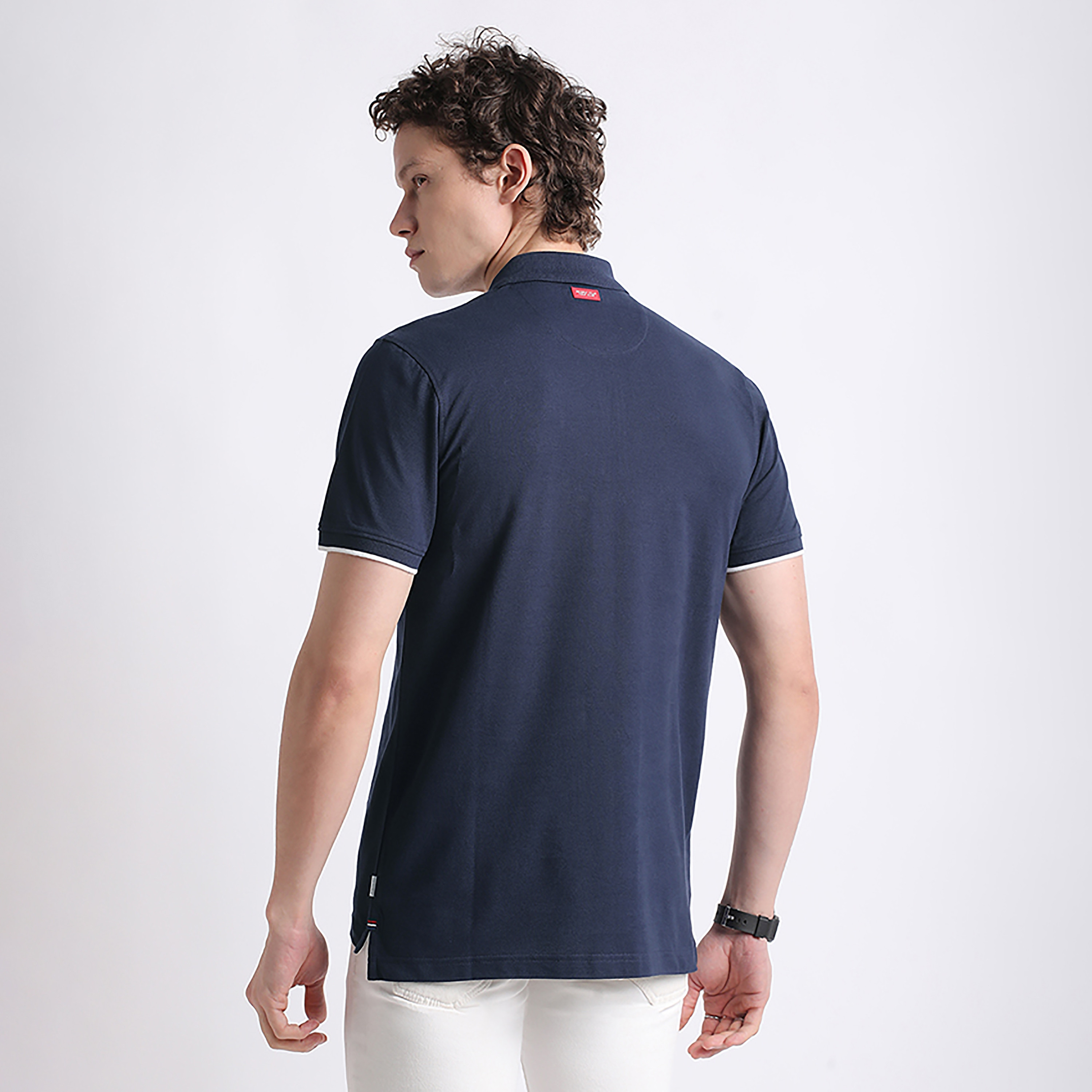 تي شيرت بولو بيفرلي هيلز بولو كلوب بشعار العلامة التجارية وياقة قصيرة الأكمام للرجال-men-clothing-tshirtsandpolos-polos-image-2