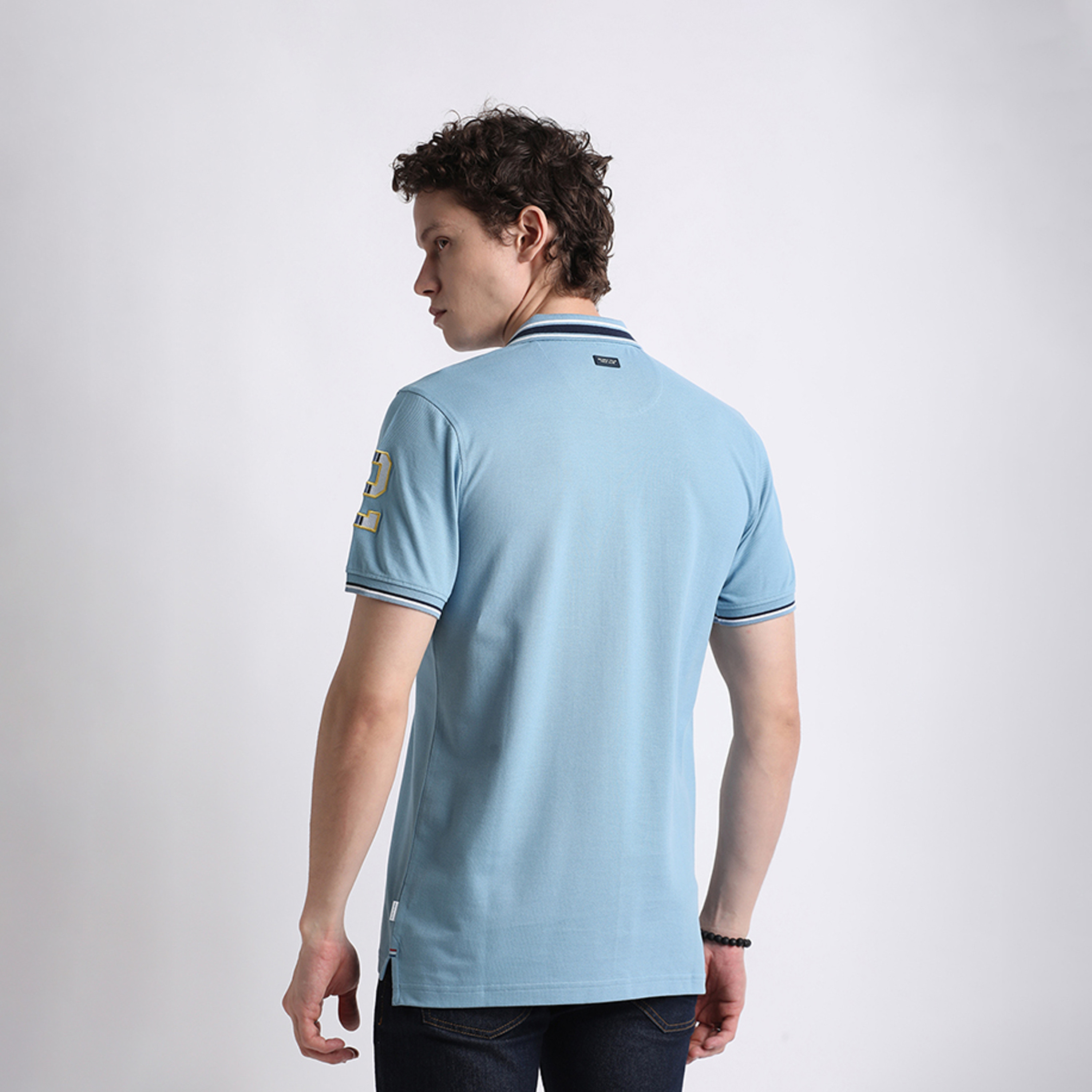 بيفرلي هيلز كلوب-  تي شيرت بولو للرجال بأكمام قصيرة مع نصف زر للإغلاق-men-clothing-tshirtsandpolos-polos-image-4