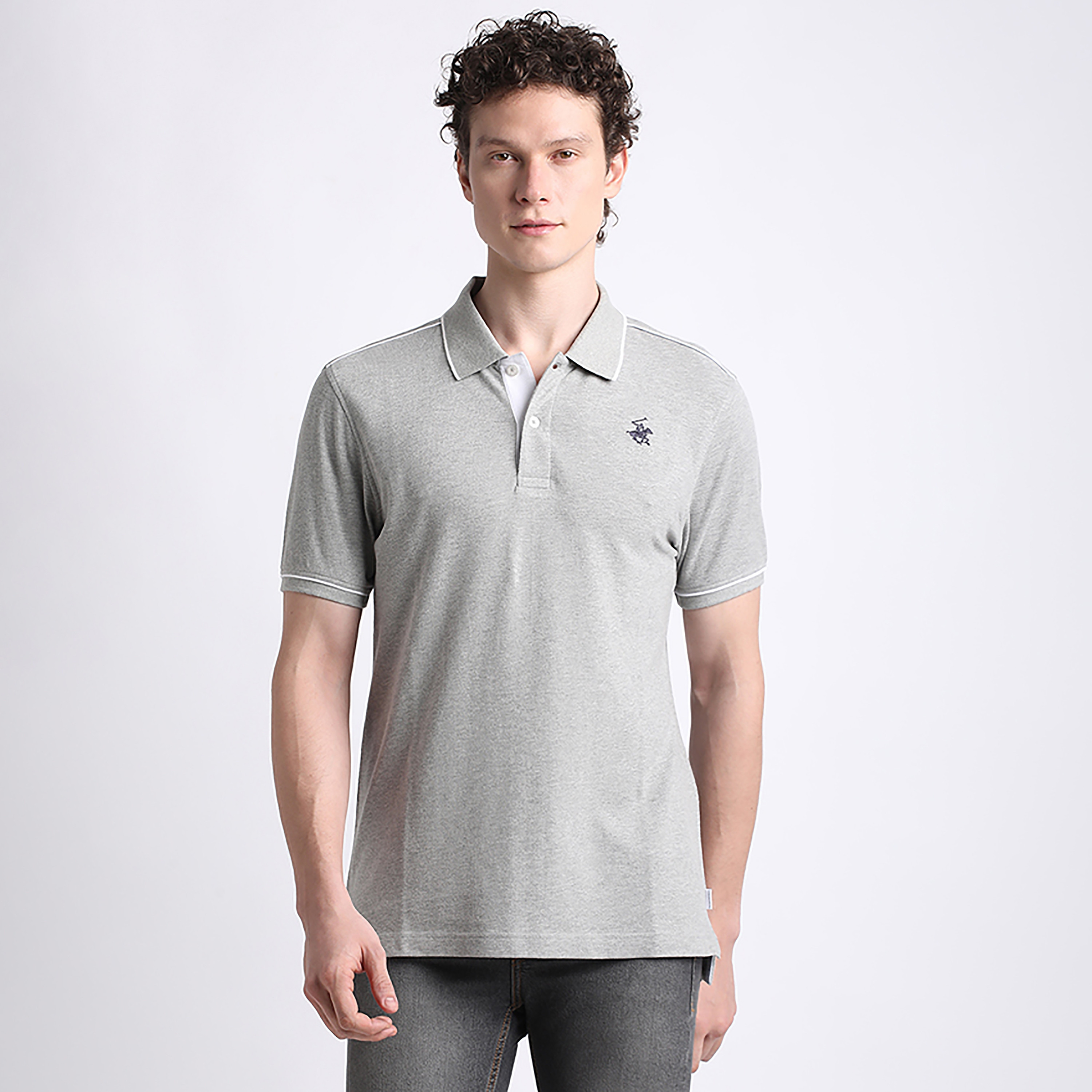 تي شيرت بولو بيفرلي هيلز بولو كلوب بياقة عادية وأكمام قصيرة للرجال-men-clothing-tshirtsandpolos-polos-image-5