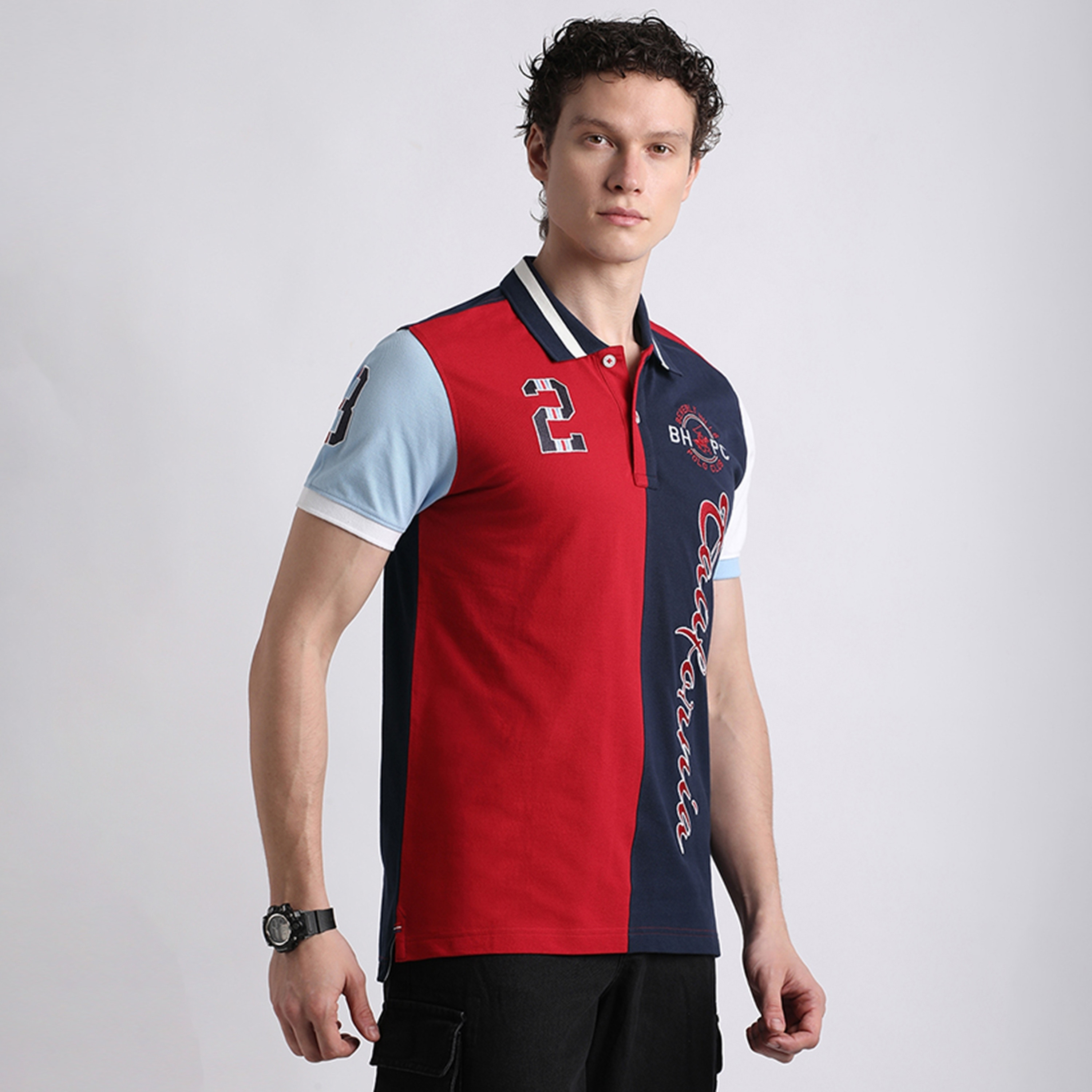 تي شورت بولو بيفرلي هيلز بولو كلوب ذو ياقة وأكمام قصيرة للرجال-men-clothing-tshirtsandpolos-polos-image-3