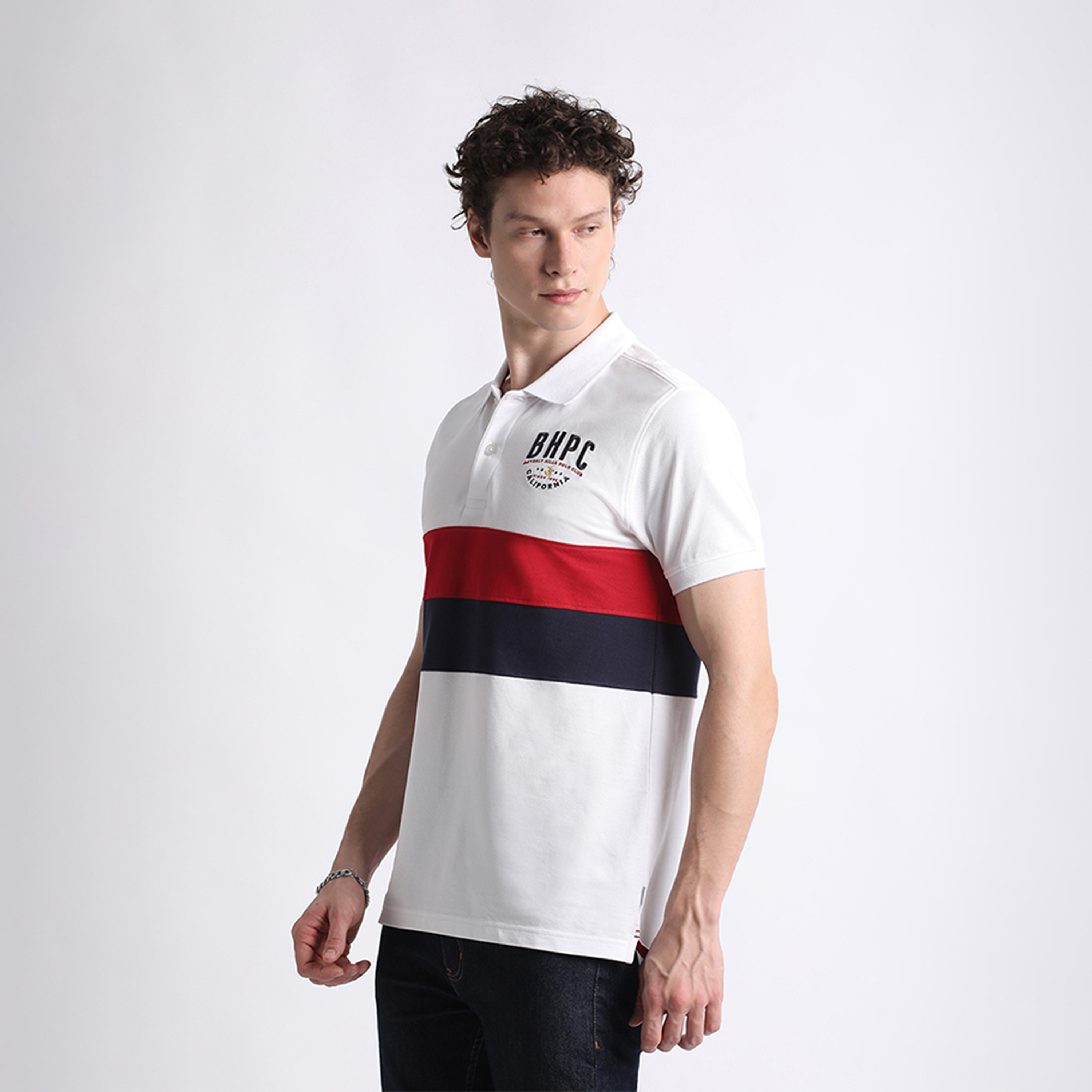 بيفرلي هيلز كلوب-  تي شيرت بولو رجالي بألوان متعددة وياقة وأكمام قصيرة-men-clothing-tshirtsandpolos-polos-image-2