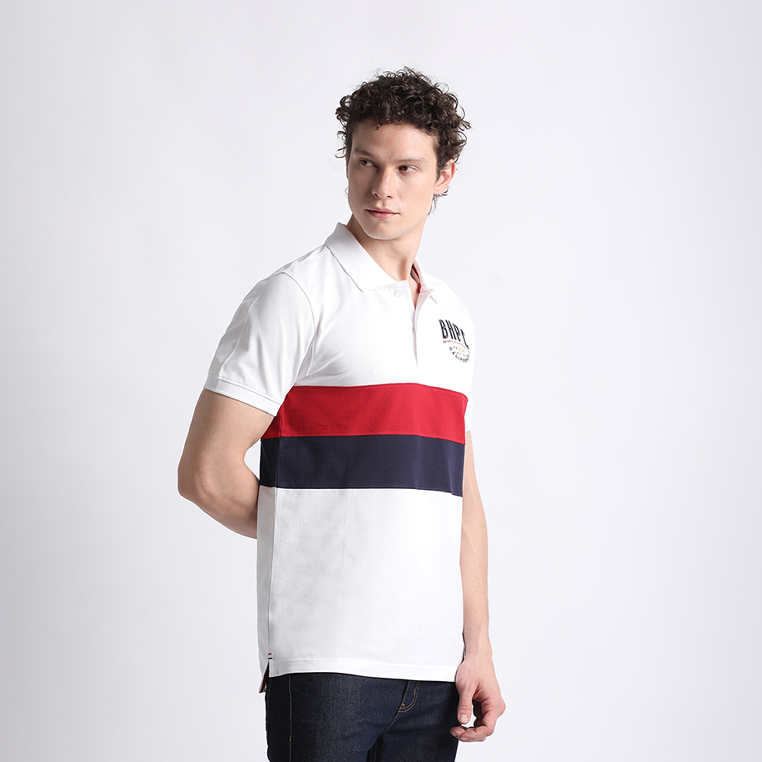 بيفرلي هيلز كلوب-  تي شيرت بولو رجالي بألوان متعددة وياقة وأكمام قصيرة-men-clothing-tshirtsandpolos-polos-image-3