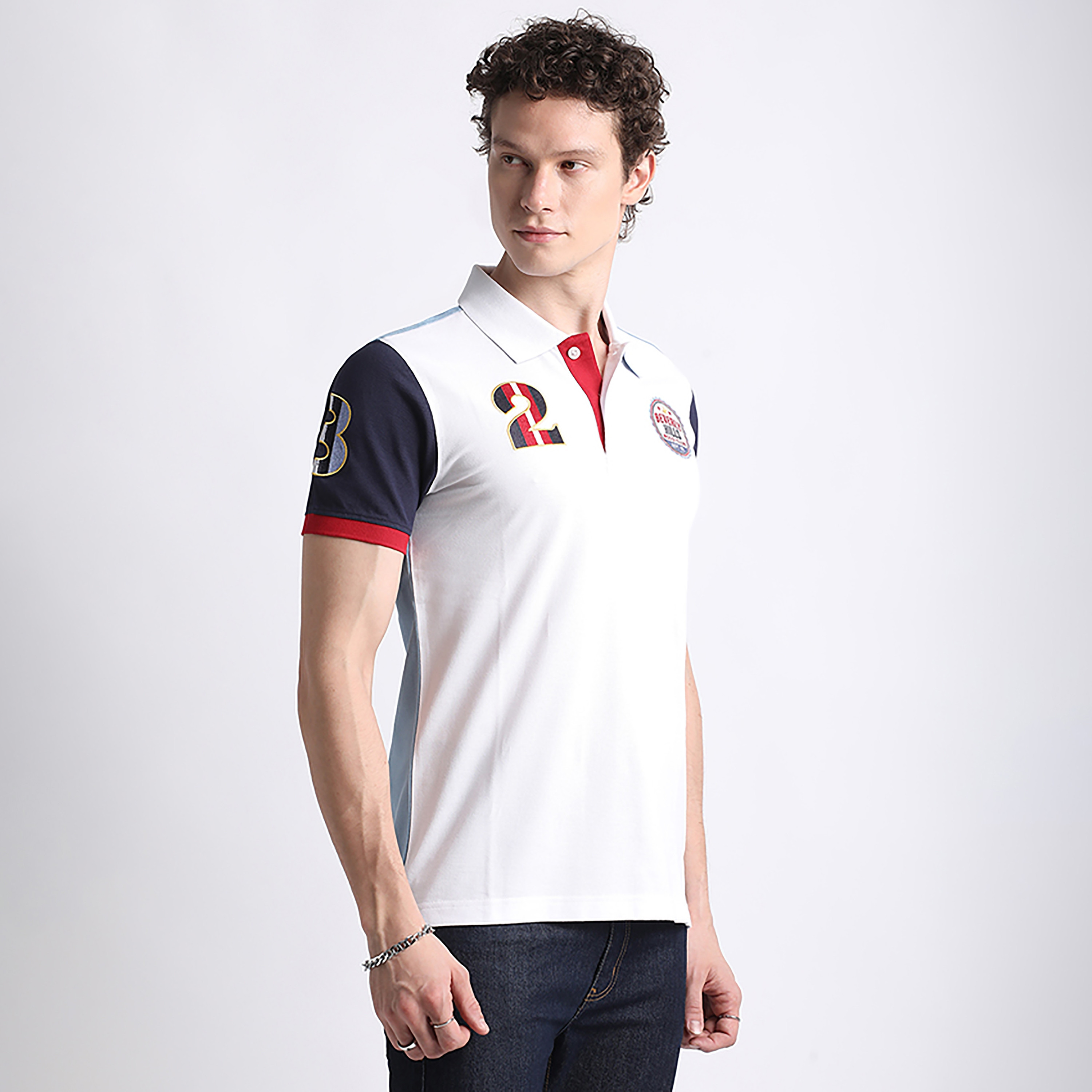 تي شيرت بولو بيفرلي هيلز بولو كلوب ذو ياقة ملونة وأكمام قصيرة للرجال-men-clothing-tshirtsandpolos-polos-image-7