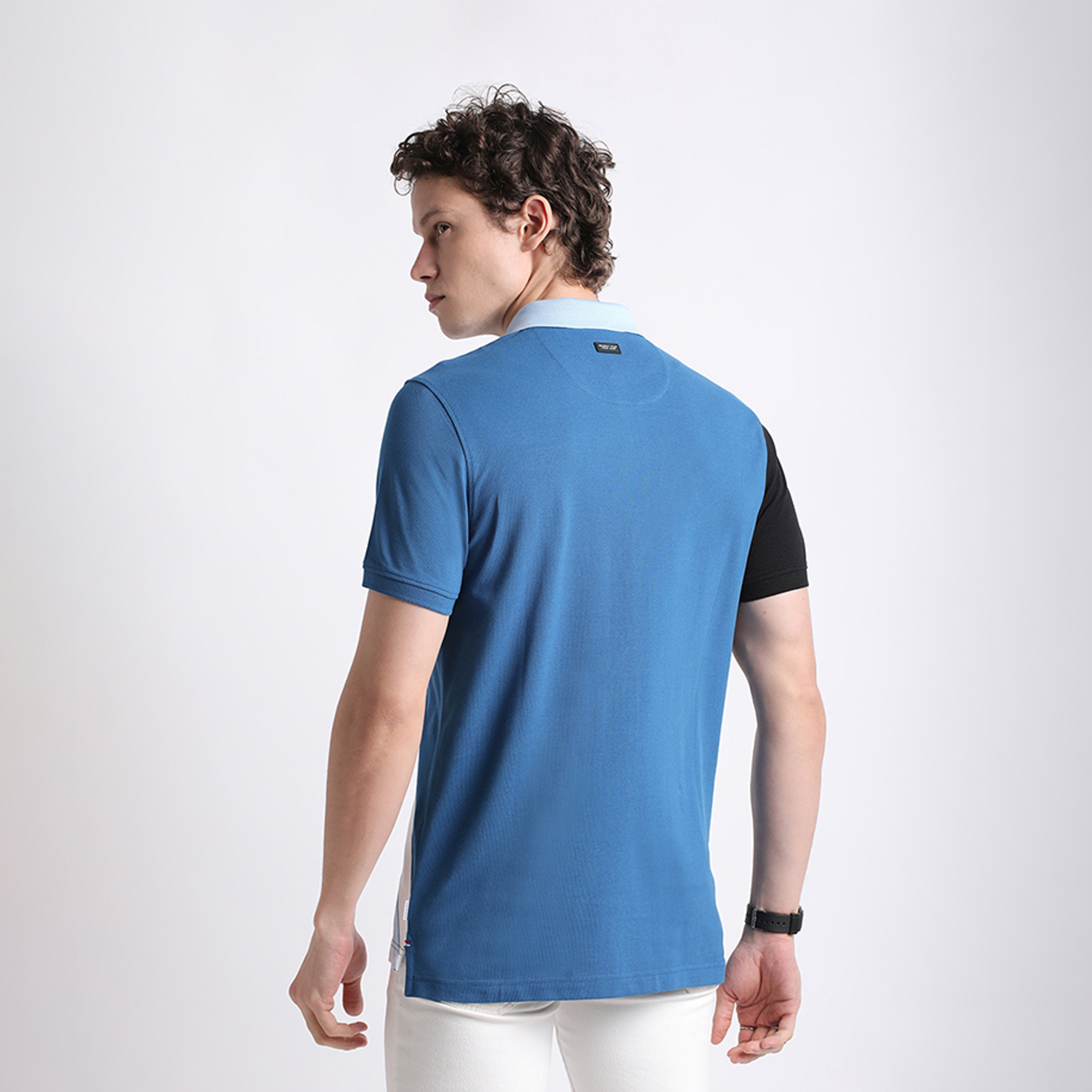 Beverly Hills Polo Club Men's Color Block Short-Sleeves Polo T-Shirt with Half Button Closure-men-clothing-tshirtsandpolos-polos-image-4