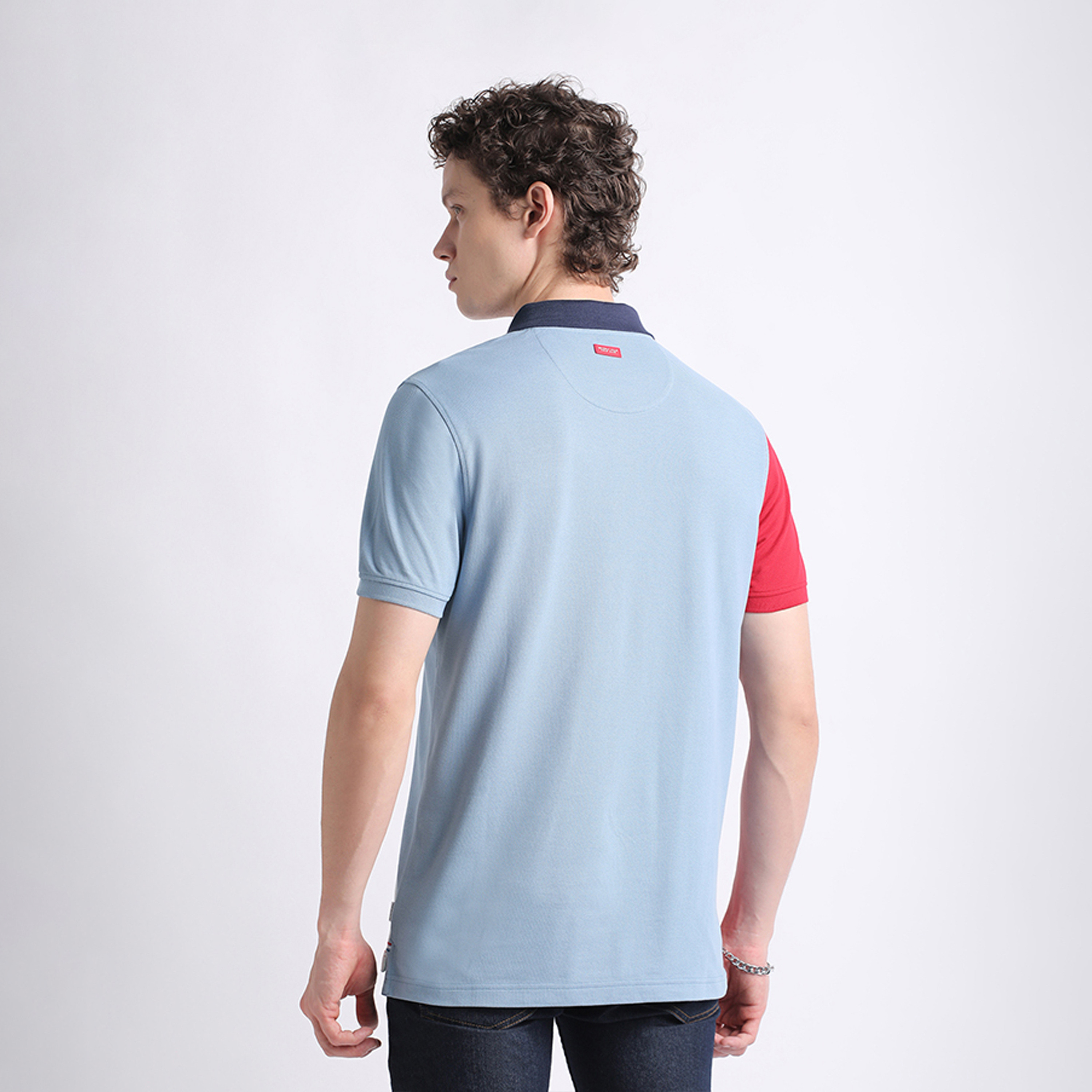 بيفرلي هيلز كلوب-  تي شيرت بولو بأكمام قصيرة وكتلة ملونة للرجال مع إغلاق بنصف زر-men-clothing-tshirtsandpolos-polos-image-8