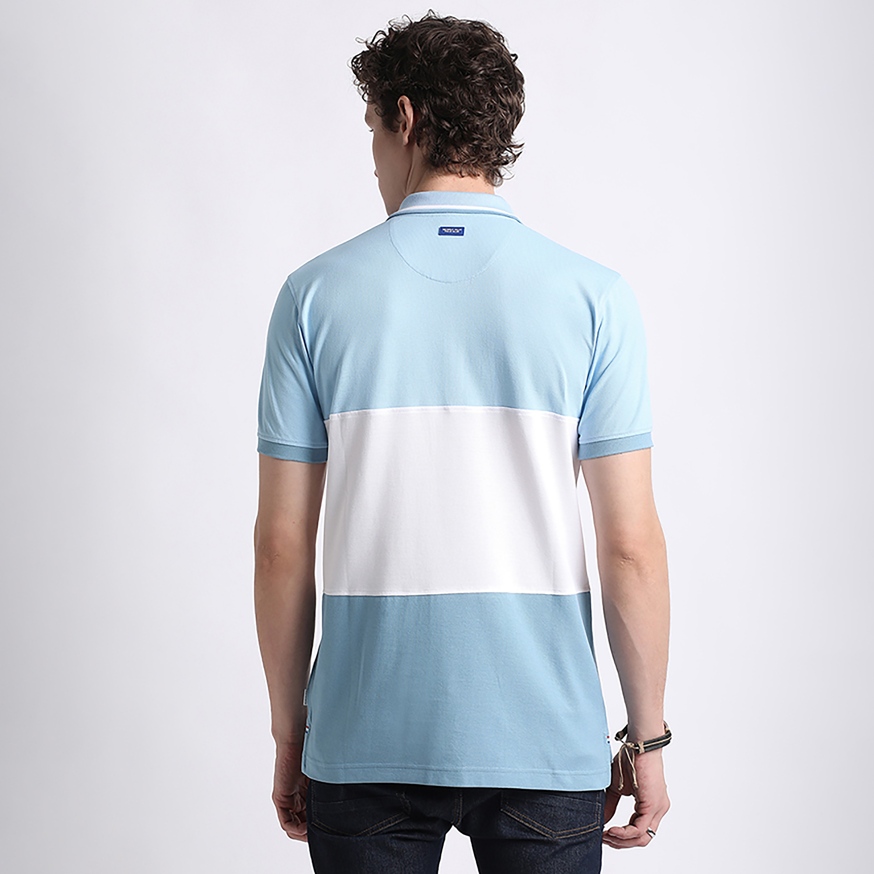 تي شيرت بولو بيفرلي هيلز بولو كلوب ذو ياقة ملونة وأكمام قصيرة للرجال-men-clothing-tshirtsandpolos-polos-image-2