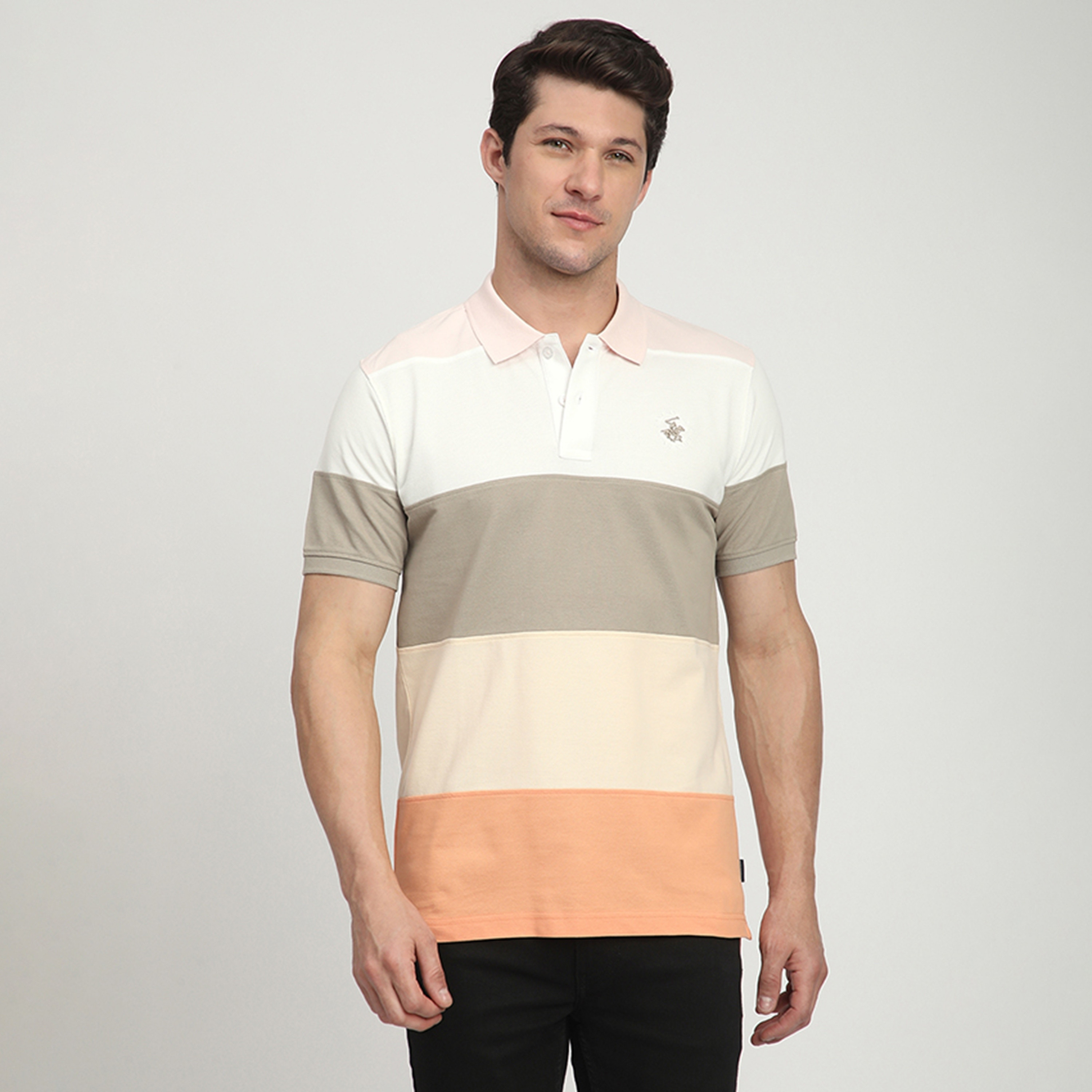Beverly Hills Polo Club Color-Block Collared Short Sleeves Men's Polo T-Shirt-men-clothing-tshirtsandpolos-polos-image-5