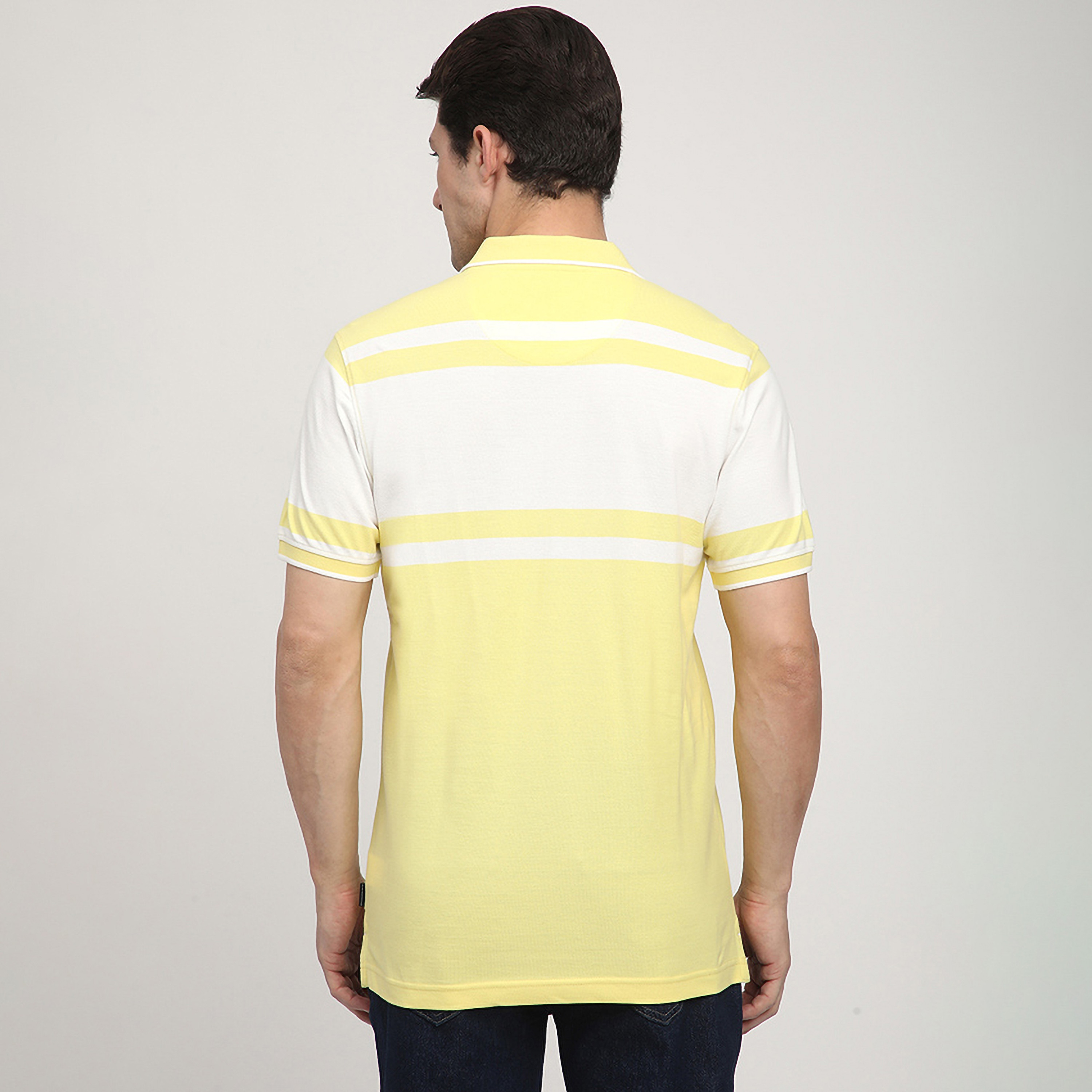 Beverly Hills Polo Club Striped Collared Short Sleeves Men's Polo T-Shirt-men-clothing-tshirtsandpolos-polos-image-4