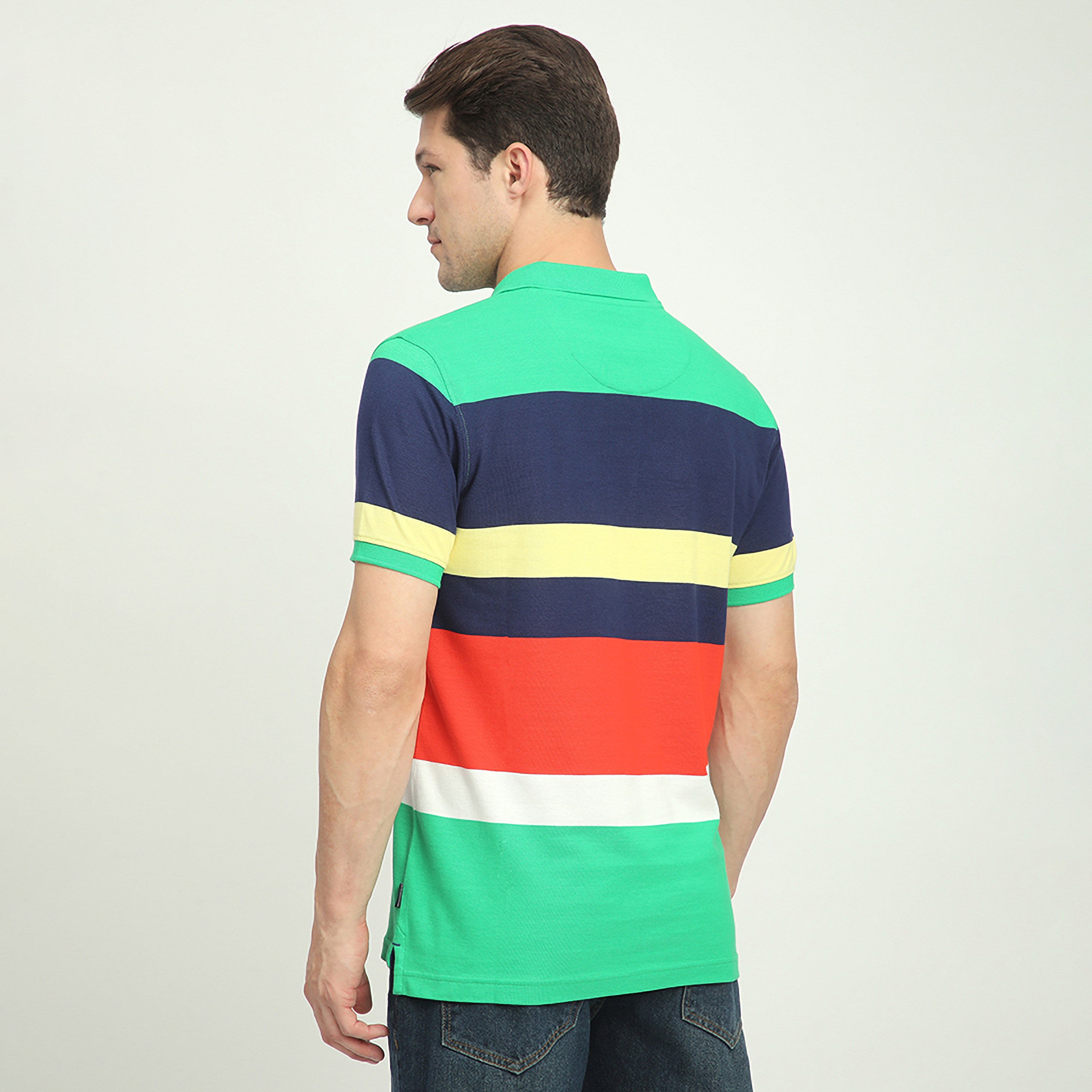Beverly Hills Polo Club Colour-Blocked Collared Short Sleeves Men's Polo T-Shirt-men-clothing-tshirtsandpolos-polos-image-4