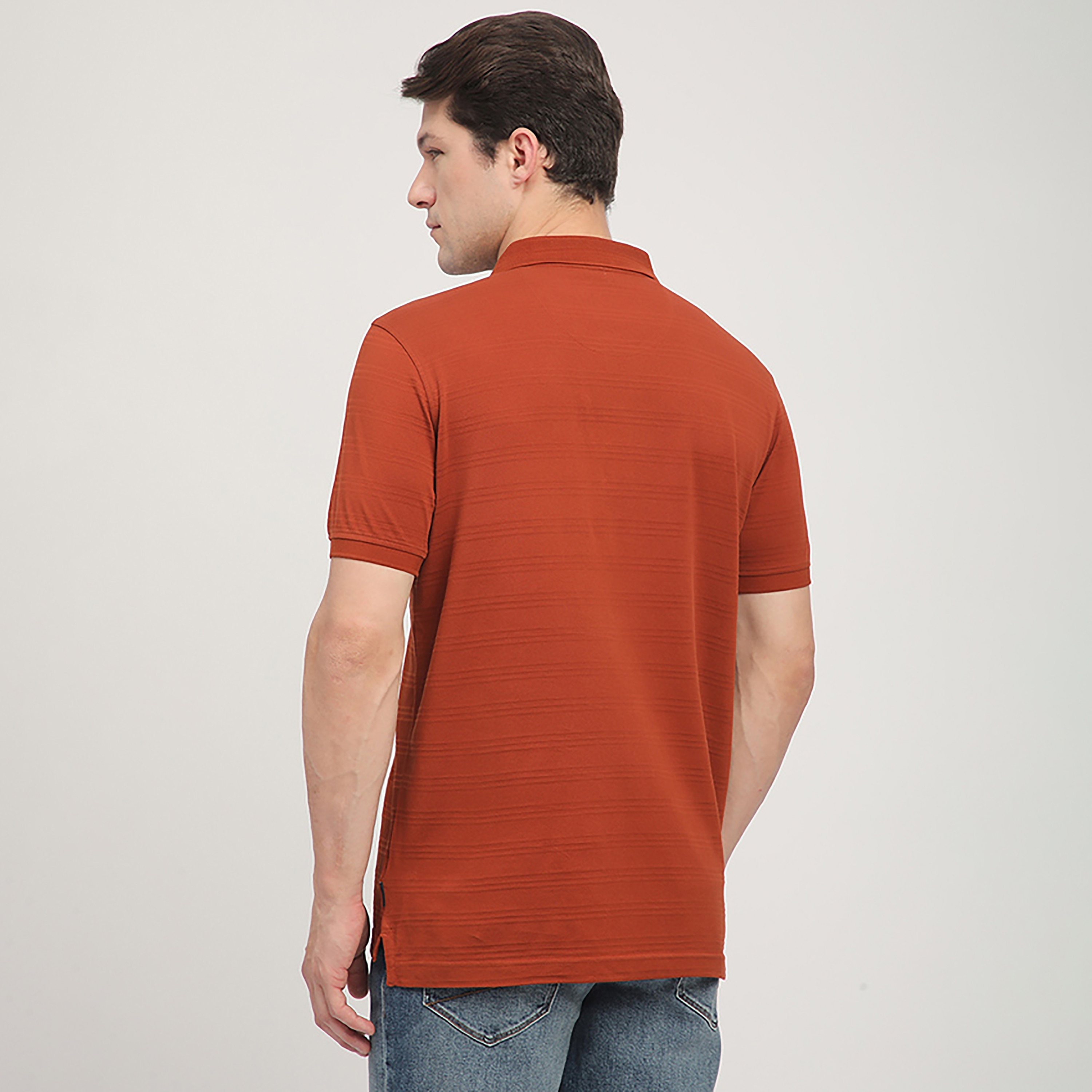 Beverly Hills Polo Club Textured Collared Short Sleeves Men's Polo T-Shirt-men-clothing-tshirtsandpolos-polos-image-4