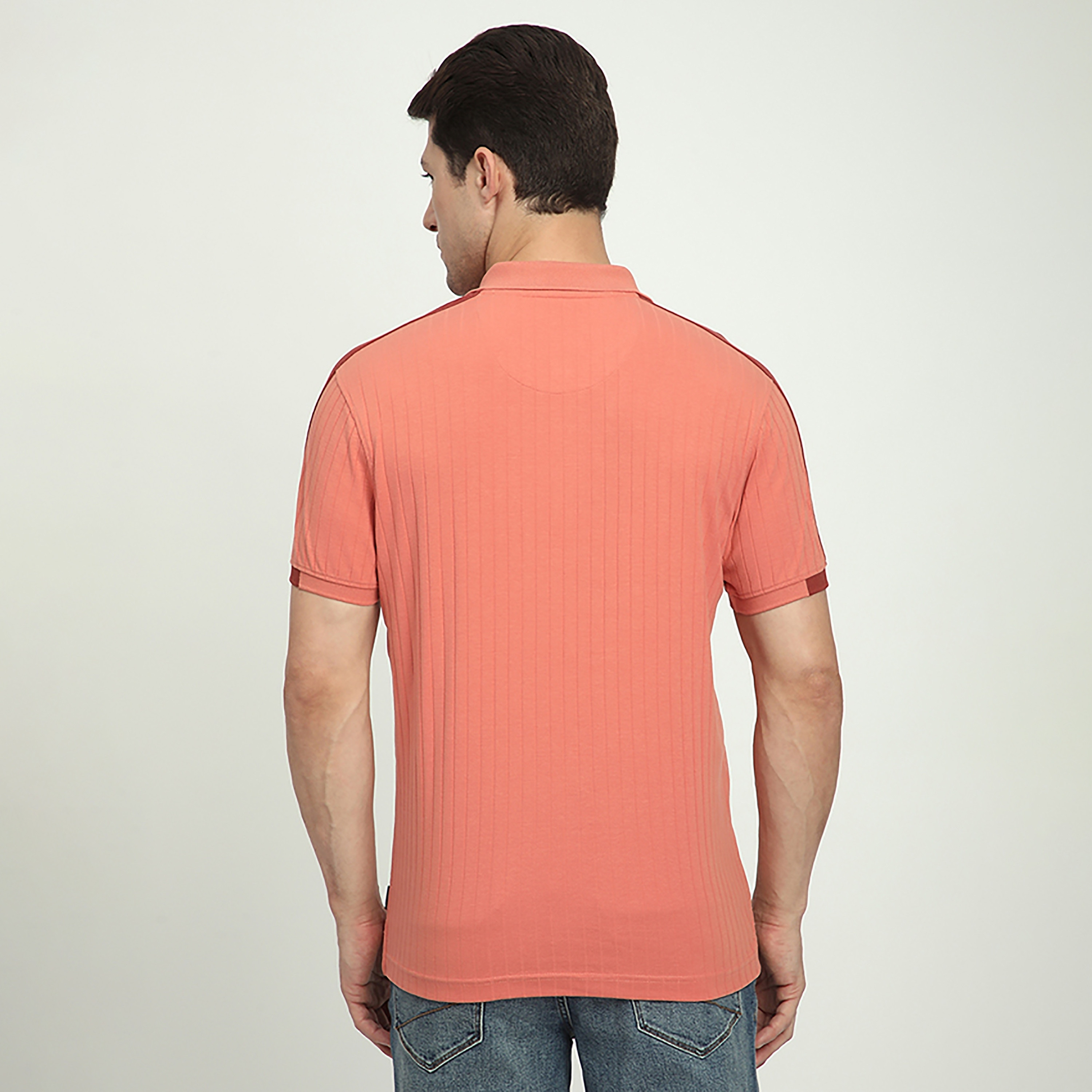 Beverly Hills Polo Club Ribbed Collared Short Sleeves Men's Polo T-Shirt-men-clothing-tshirtsandpolos-polos-image-4