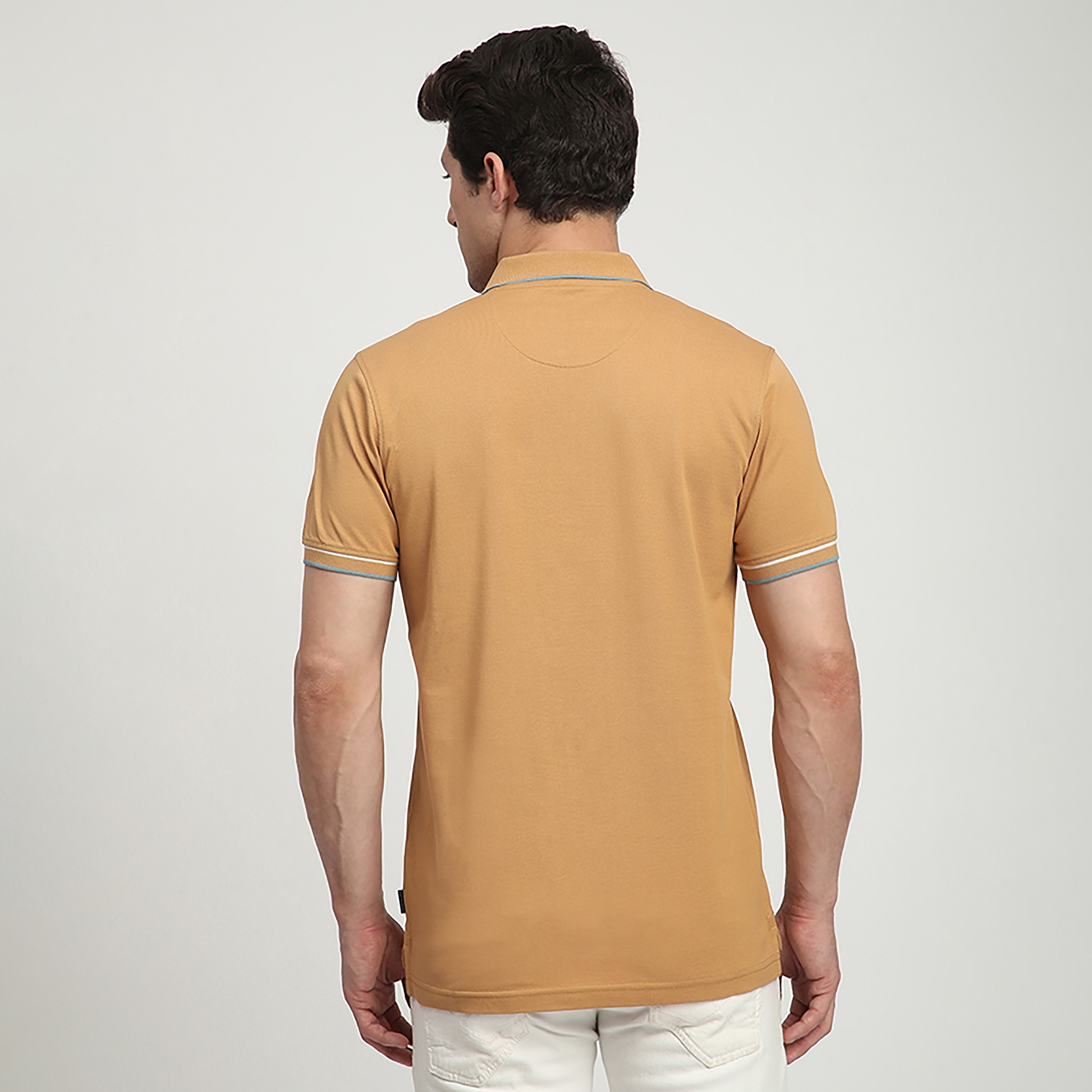 تي شيرت بولو رجالي سادة بأكمام قصيرة وياقة من بيفرلي هيلز بولو كلوب-men-clothing-tshirtsandpolos-polos-image-8