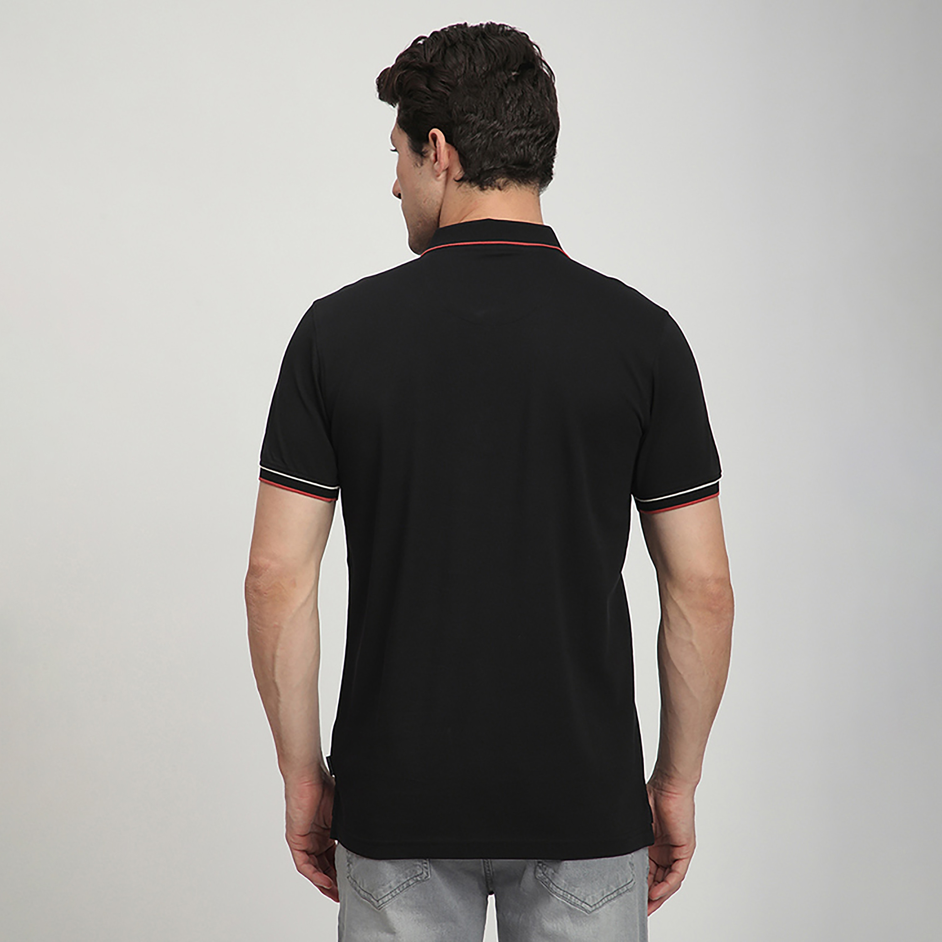 تي شيرت بولو رجالي سادة بأكمام قصيرة وياقة من بيفرلي هيلز بولو كلوب-men-clothing-tshirtsandpolos-polos-image-4