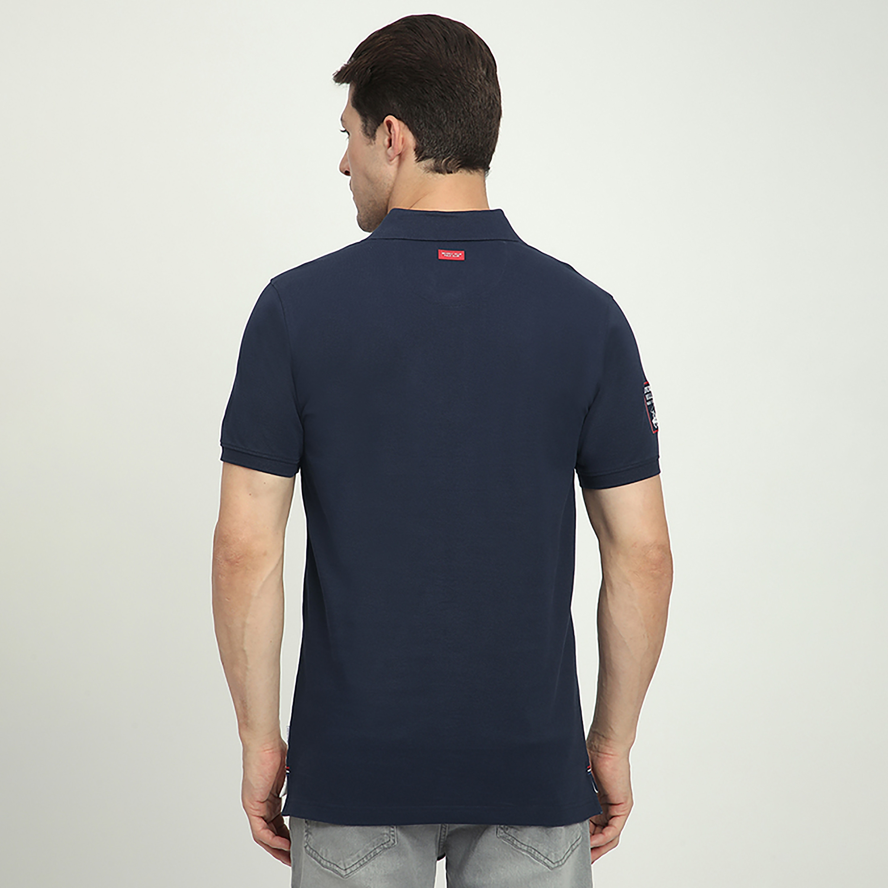 Beverly Hills Polo Club Diagonal Striped Collared Short Sleeves Men's Polo T-Shirt-men-clothing-tshirtsandpolos-polos-image-4